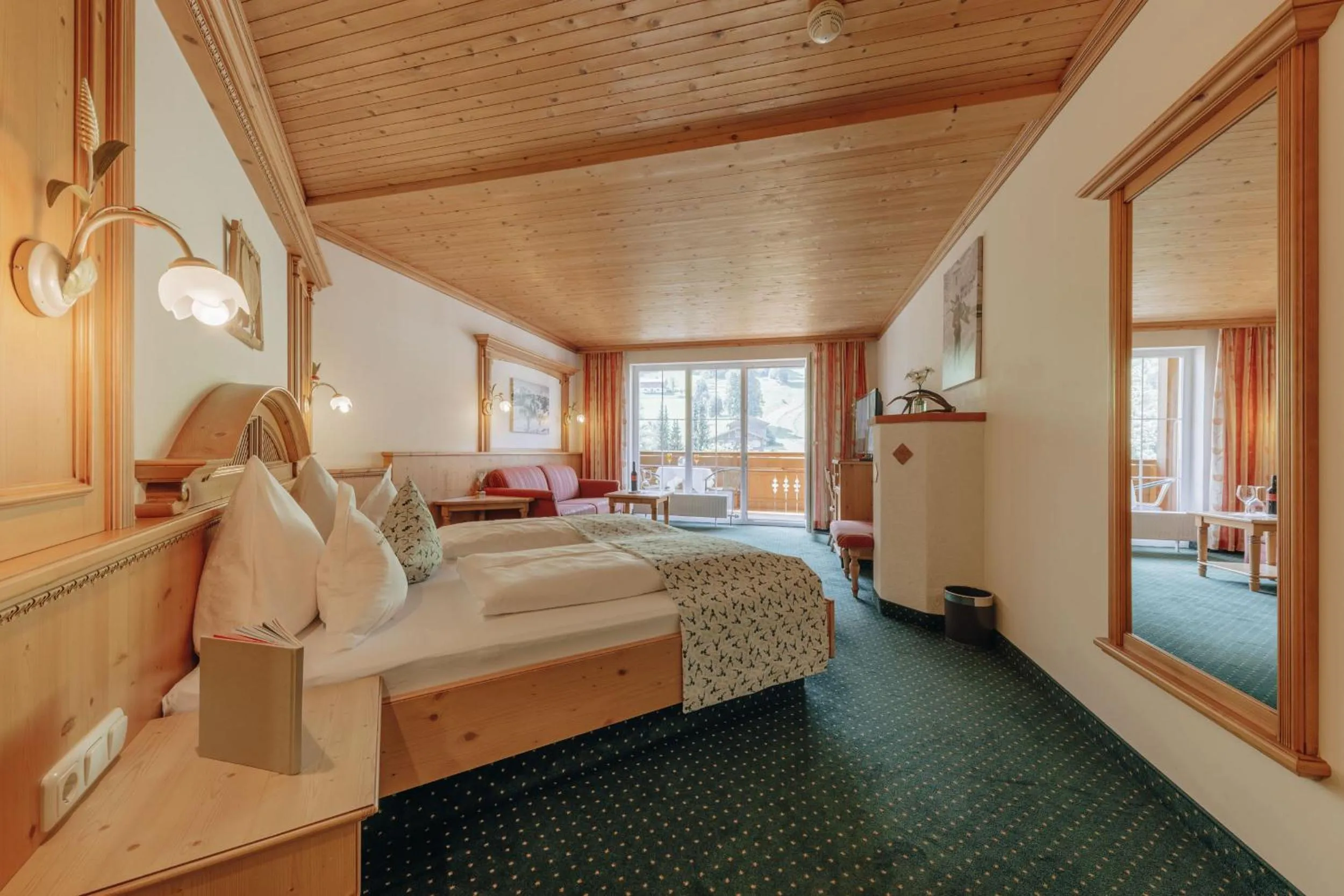 Photo of the whole room, Bed in Hotel Hirschen