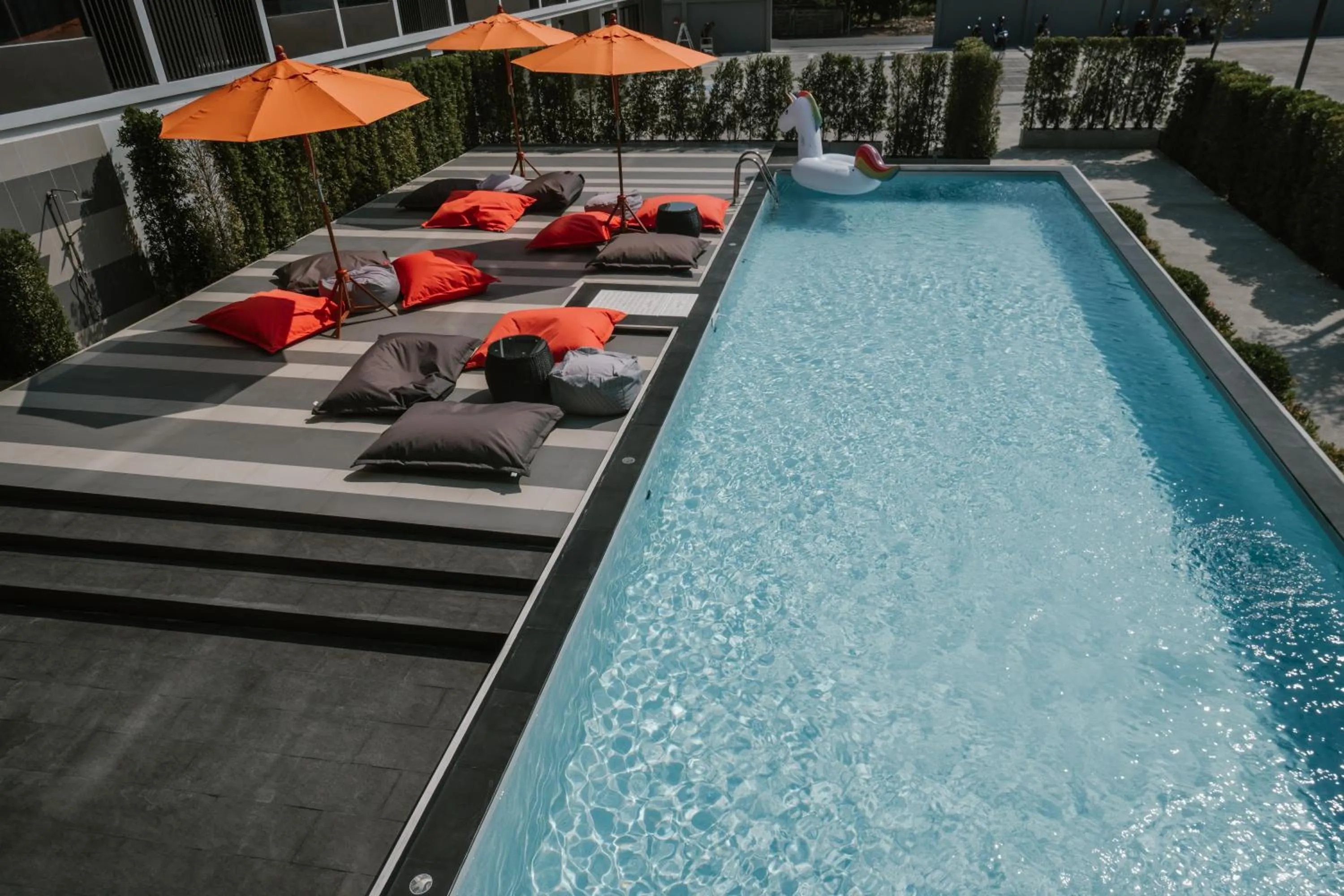 Pool view in The Iconic Hotel Don Mueang Airport