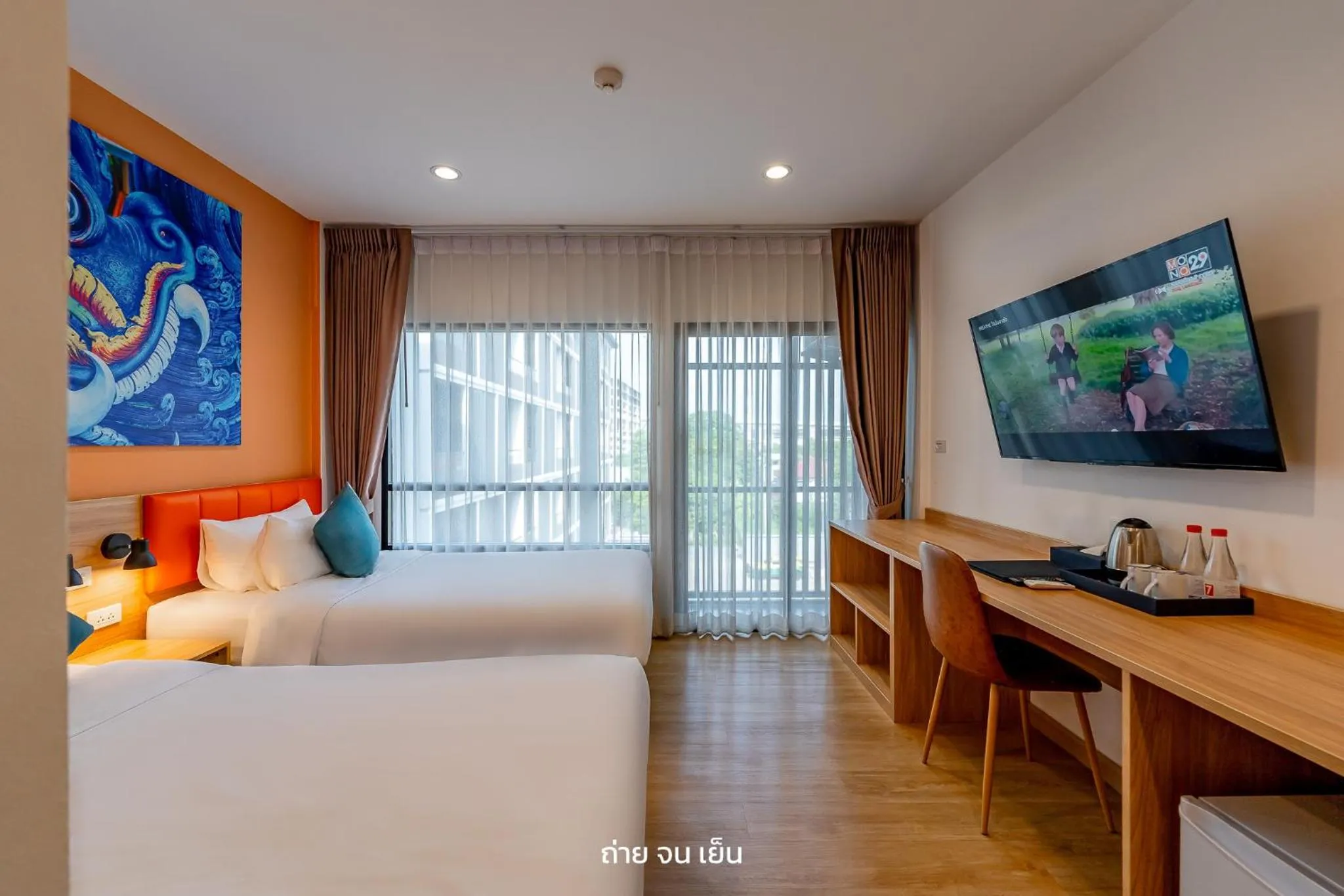 Bed in The Iconic Hotel Don Mueang Airport