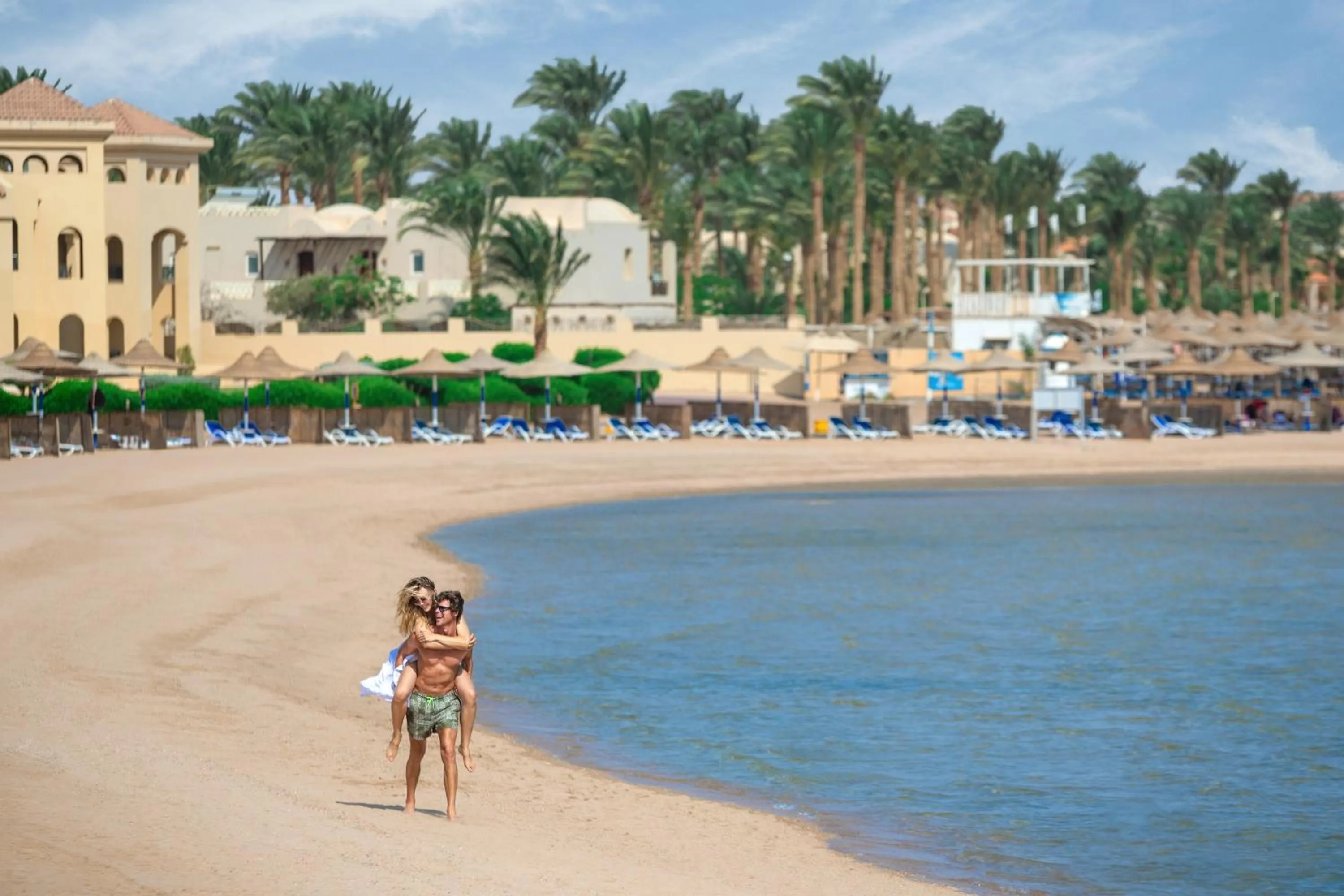 Beach in Cleopatra Luxury Resort Makadi Bay