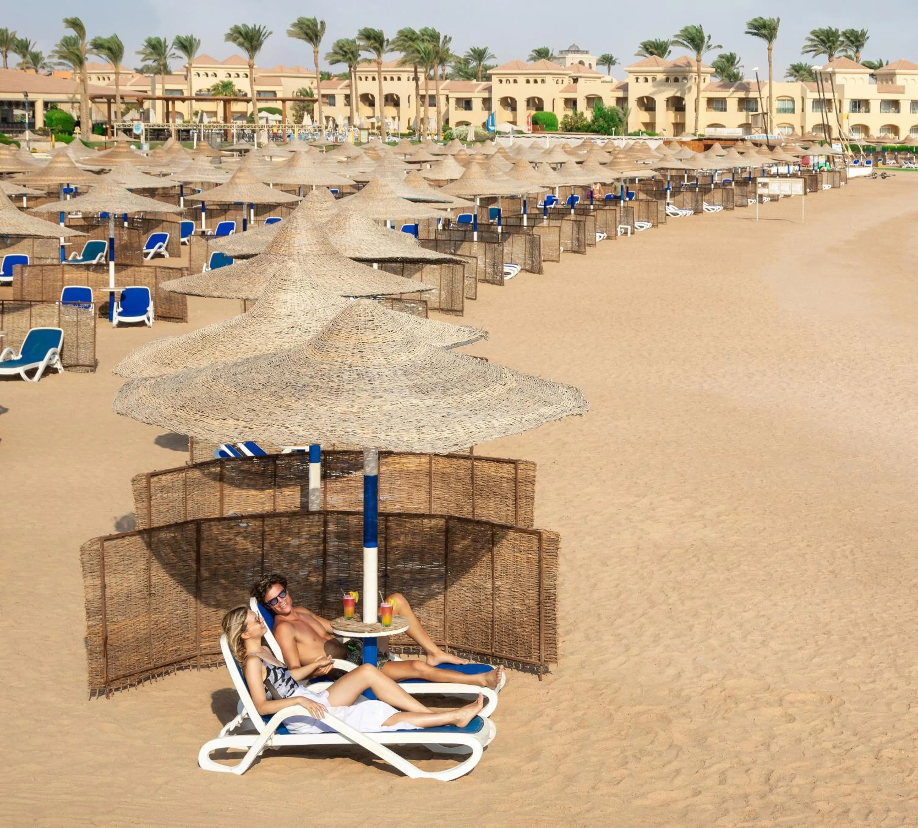 Beach in Cleopatra Luxury Resort Makadi Bay