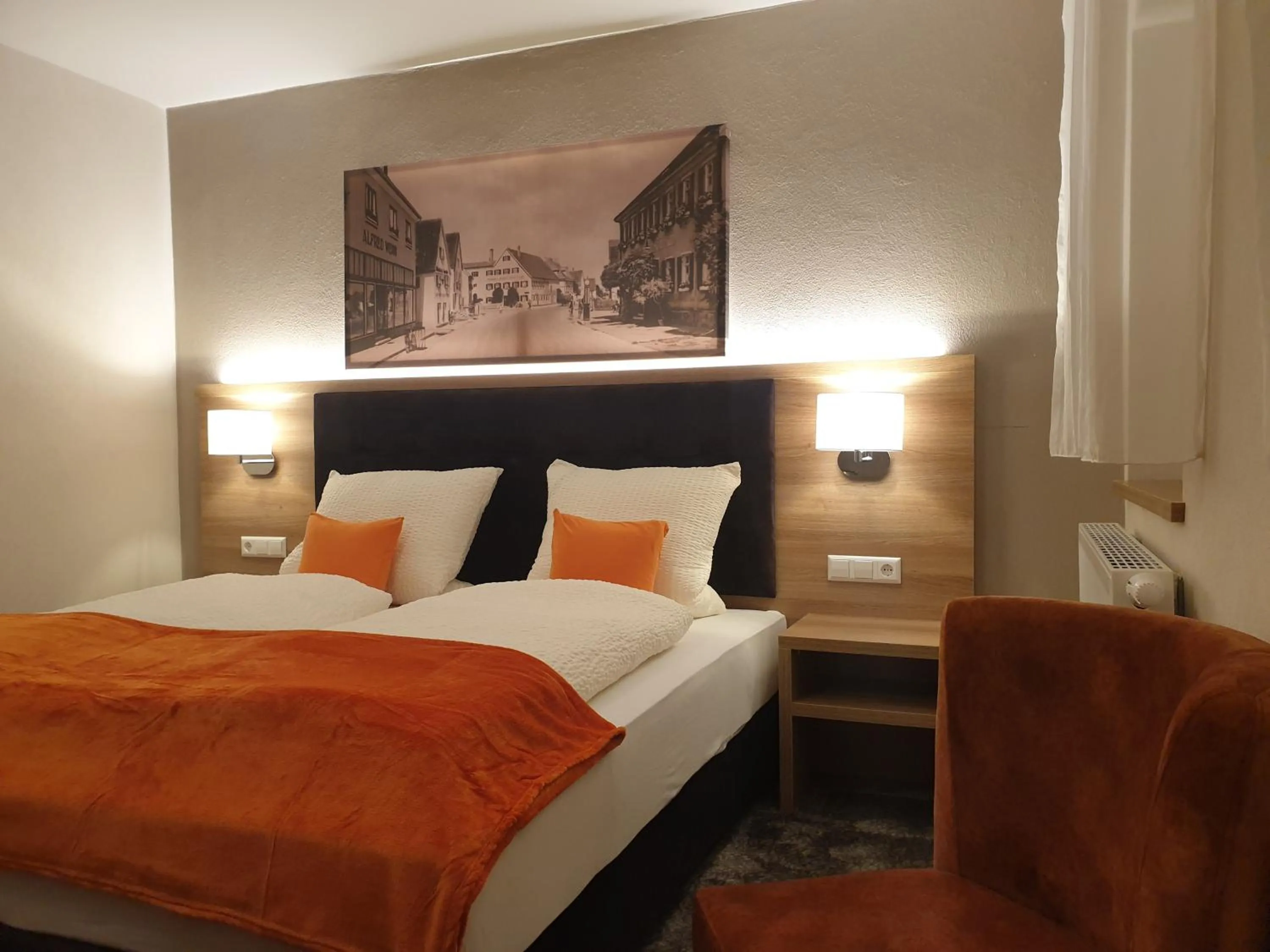 Photo of the whole room, Bed in Gasthof Bräuhaus Lepple