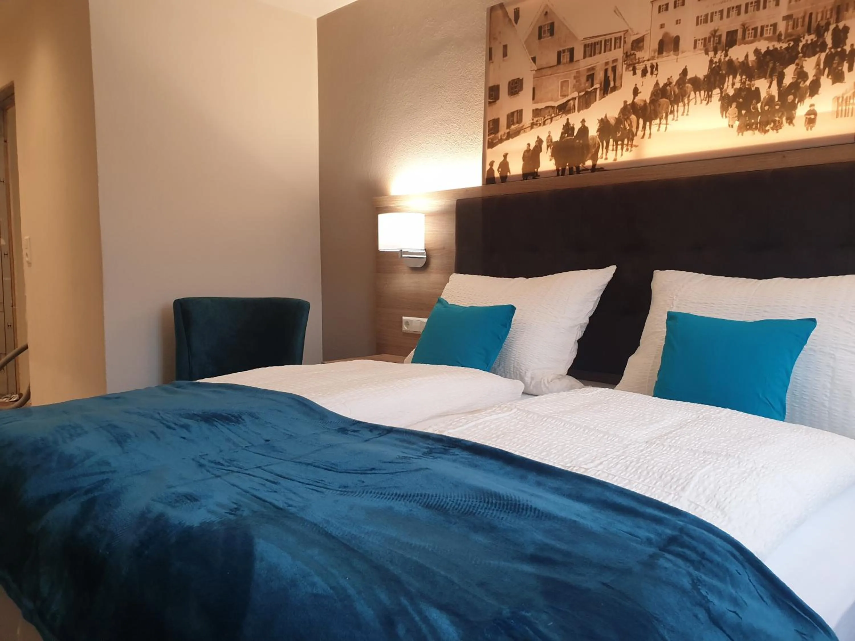 Bed in Gasthof Bräuhaus Lepple