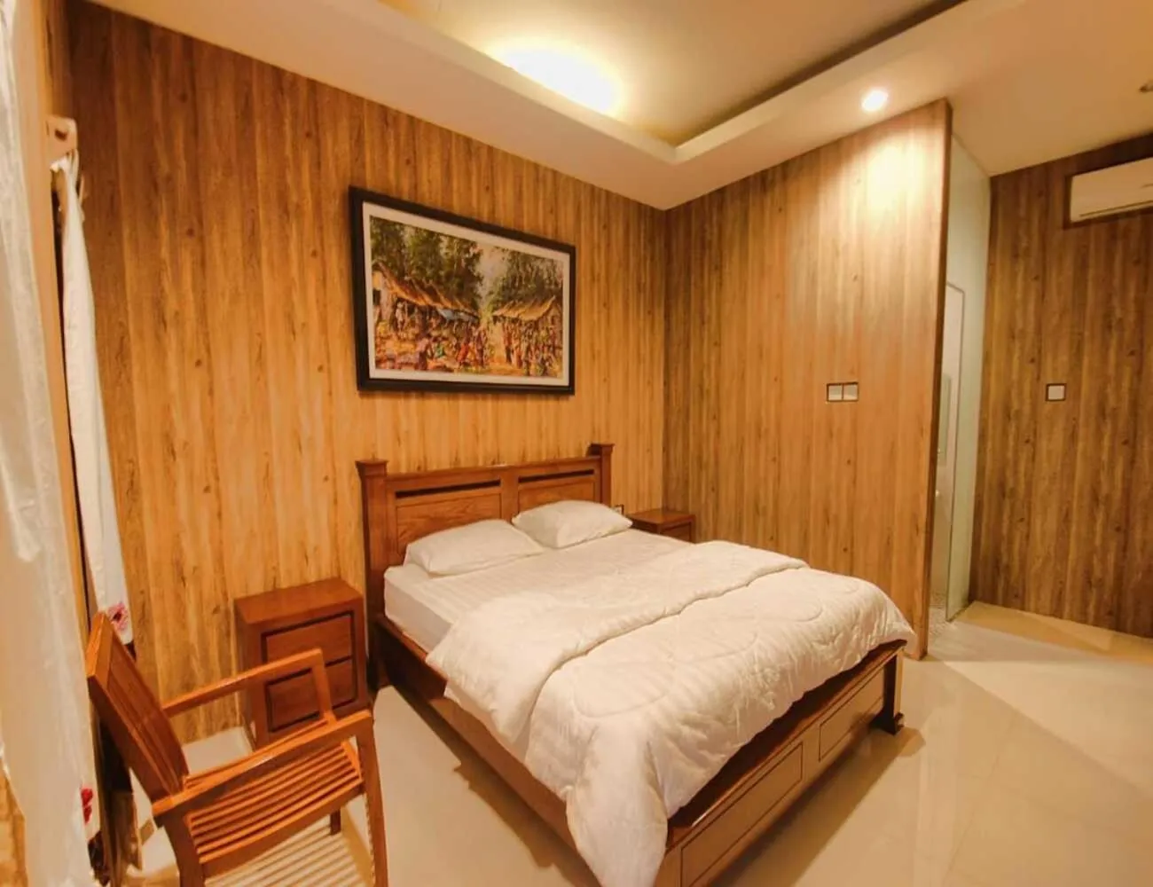 Bed in Omah Joglo Semarang
