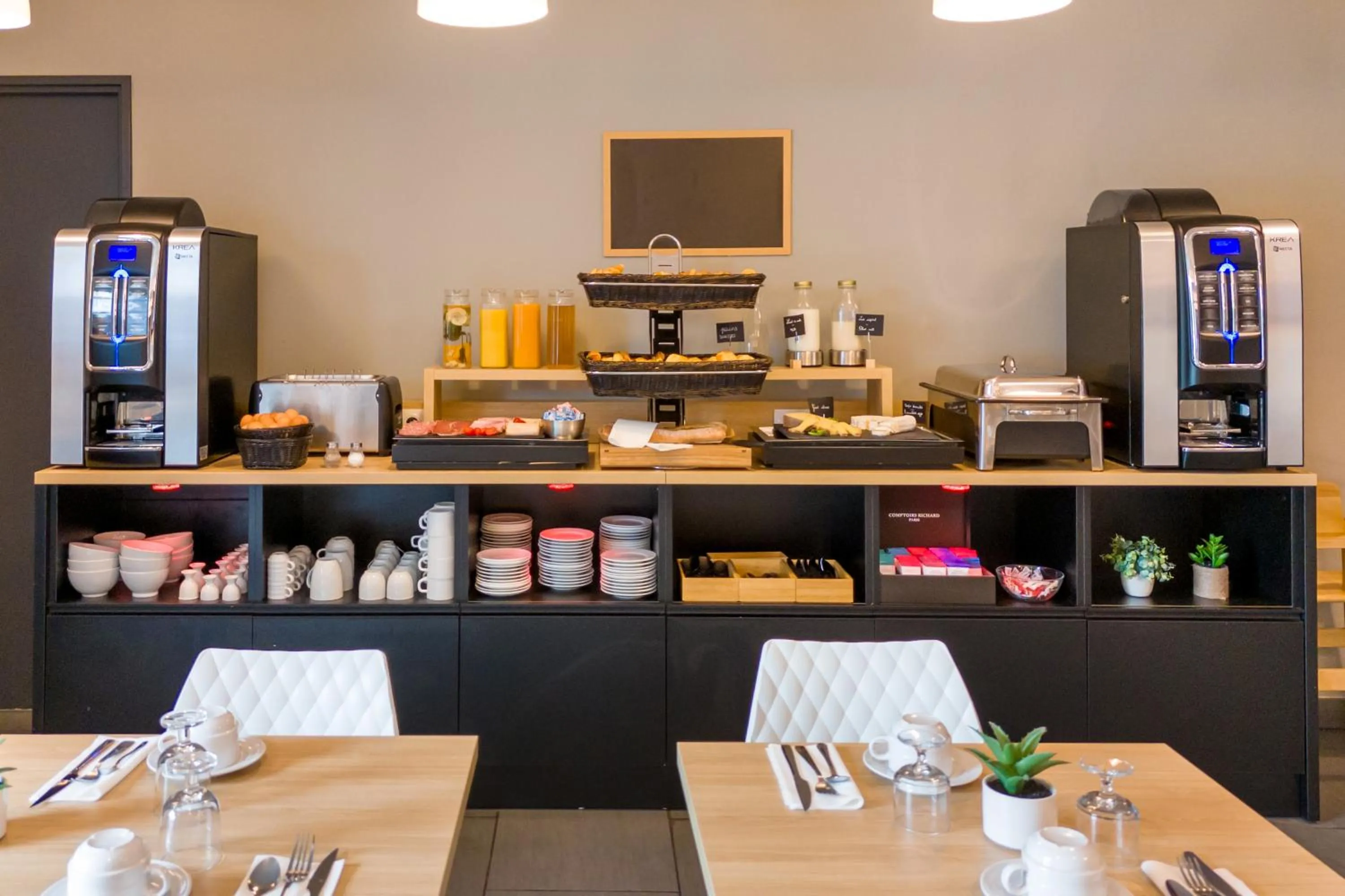 Buffet breakfast in Nemea Appart Hotel Grand Cœur Nancy Centre