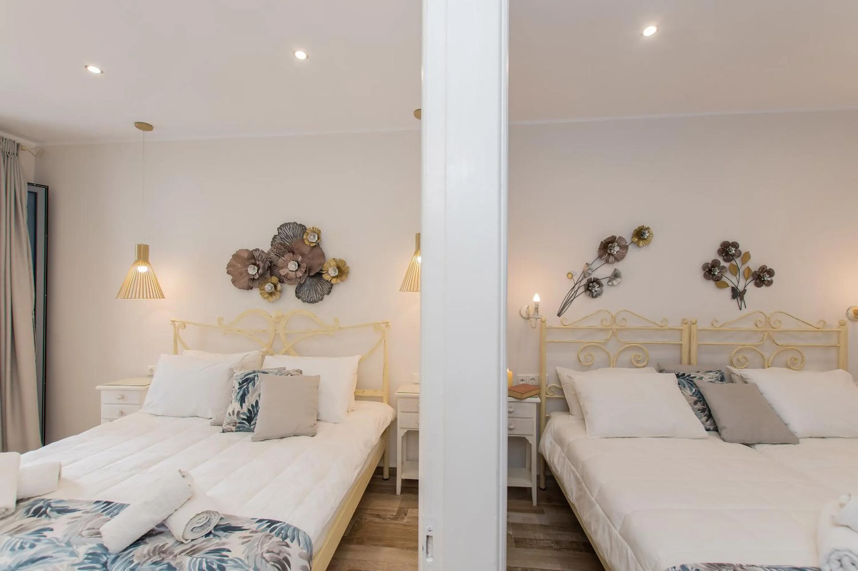 Bed in Naxos Enjoy Apartments