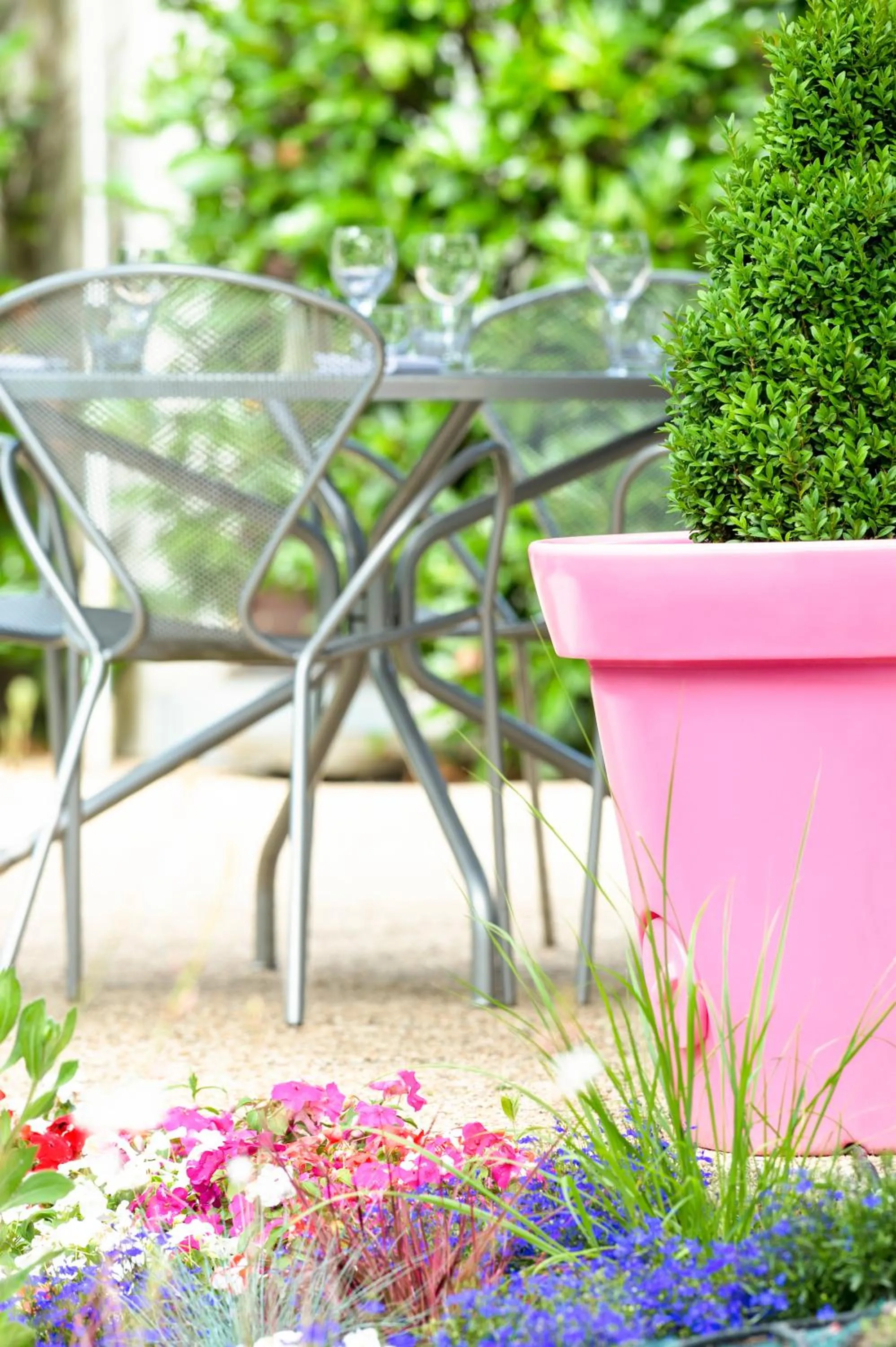 Patio in Novotel Genève Aéroport France