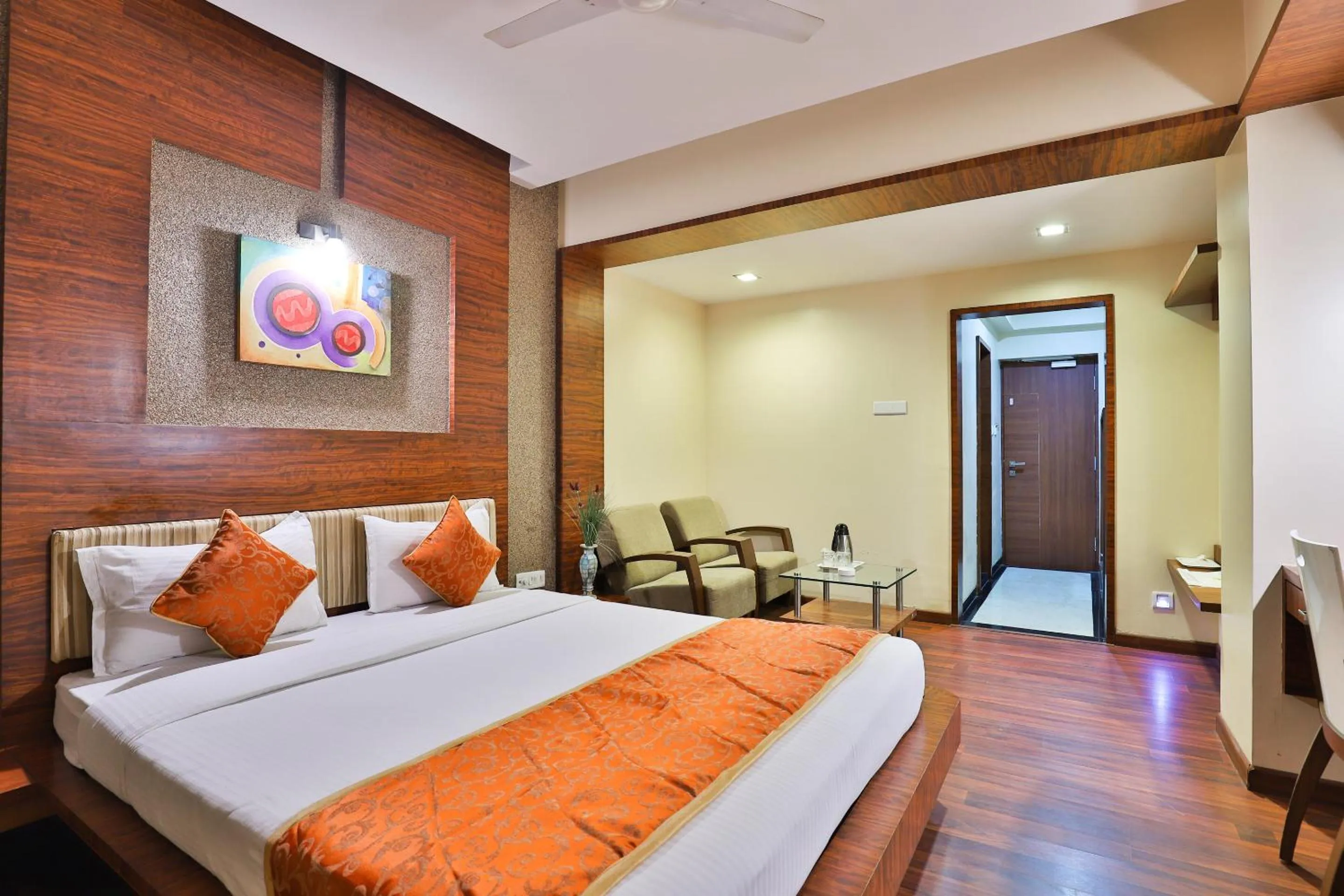 Bed in Hotel President