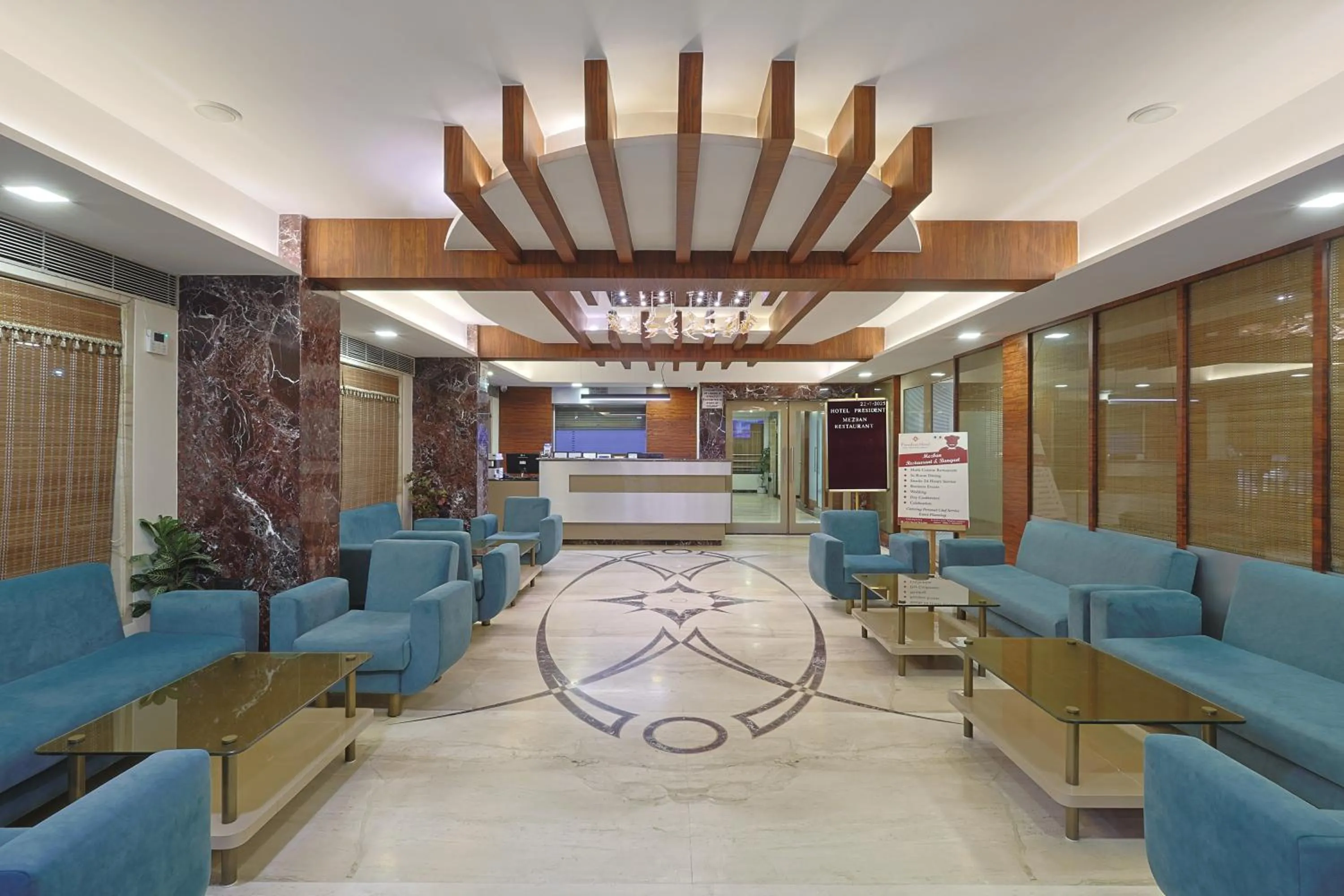 Lobby or reception in Hotel President
