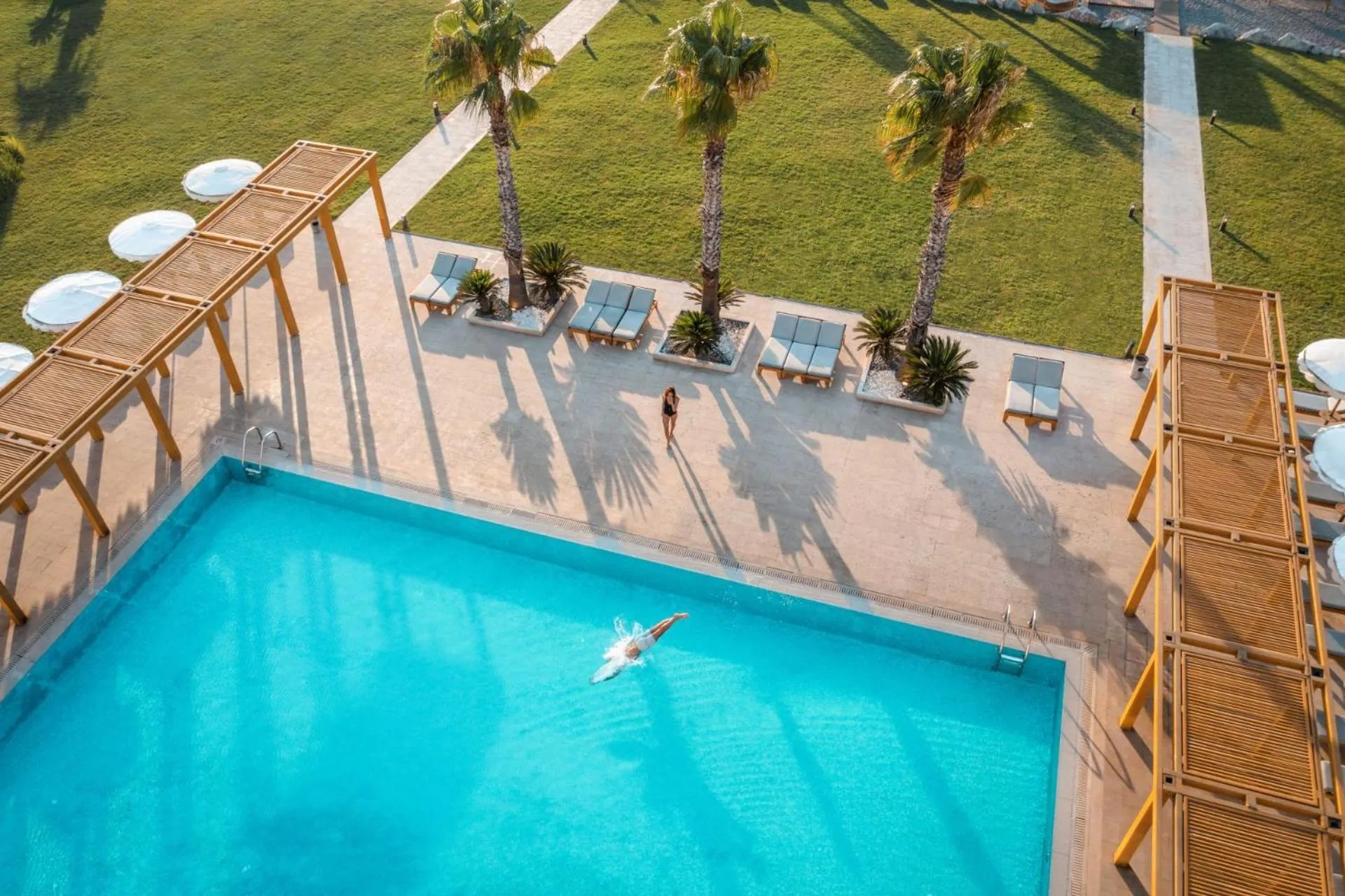 Swimming pool in Mitsis Selection Alila