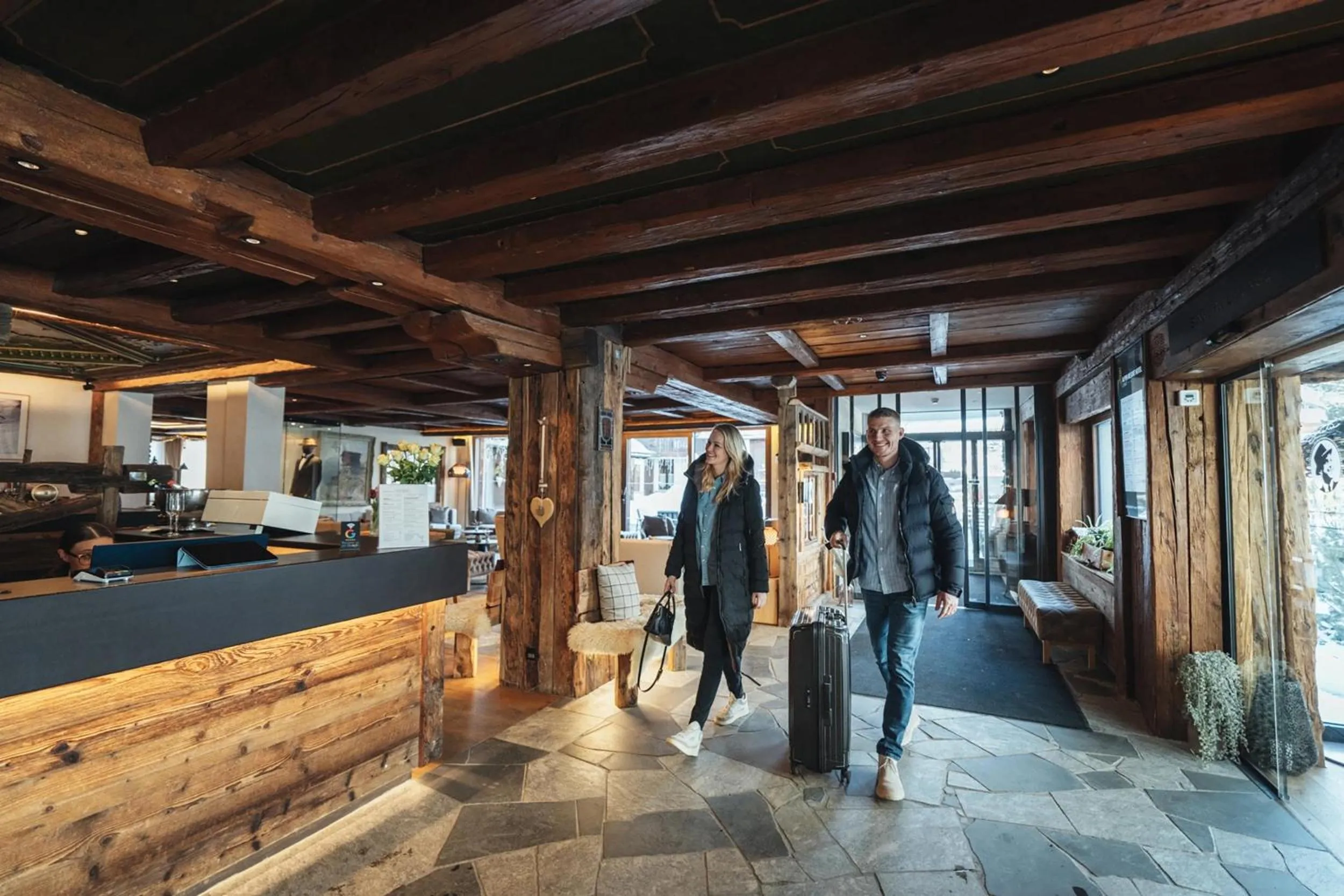 Lobby or reception in Zermatt Budget Rooms