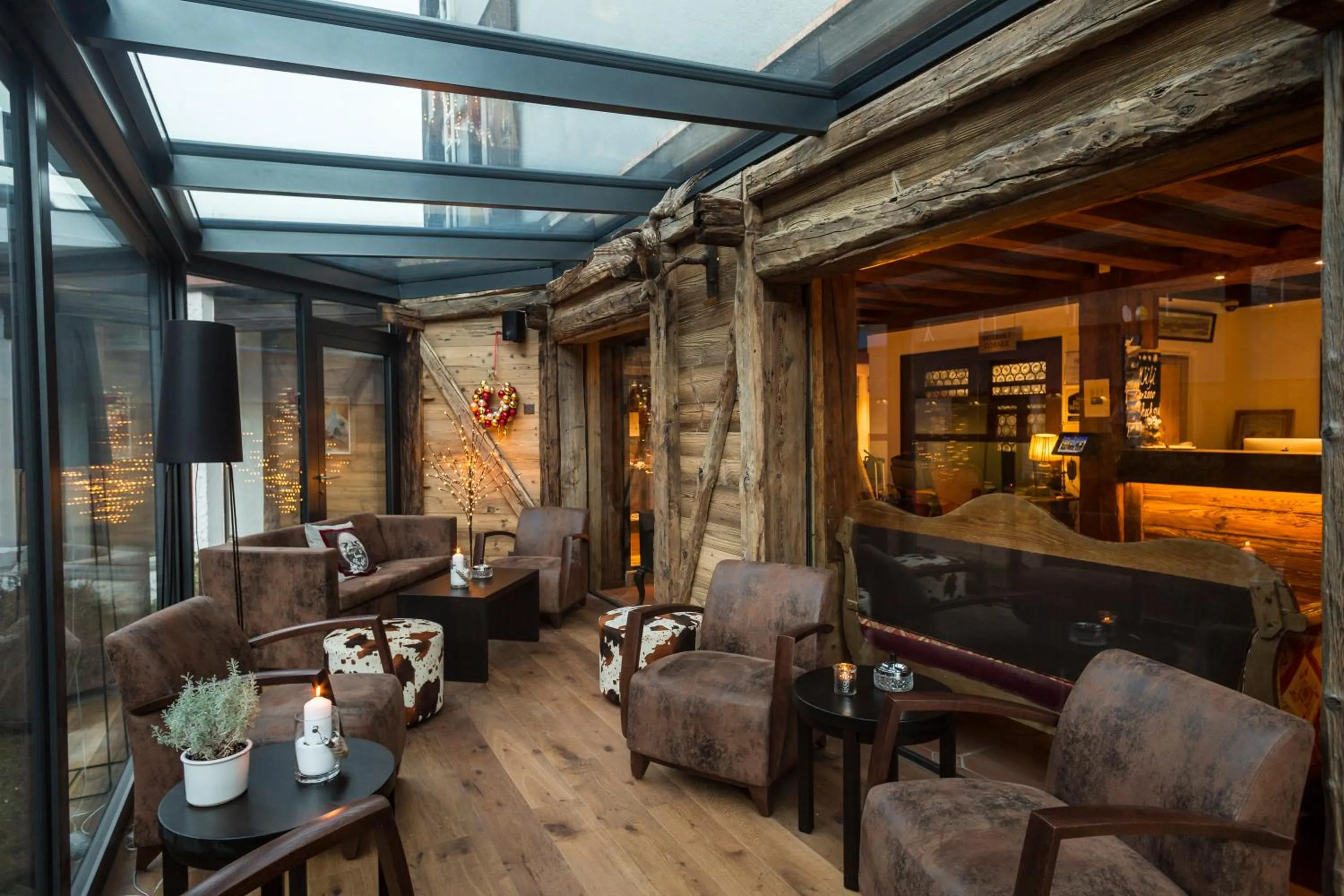 Patio in Zermatt Budget Rooms