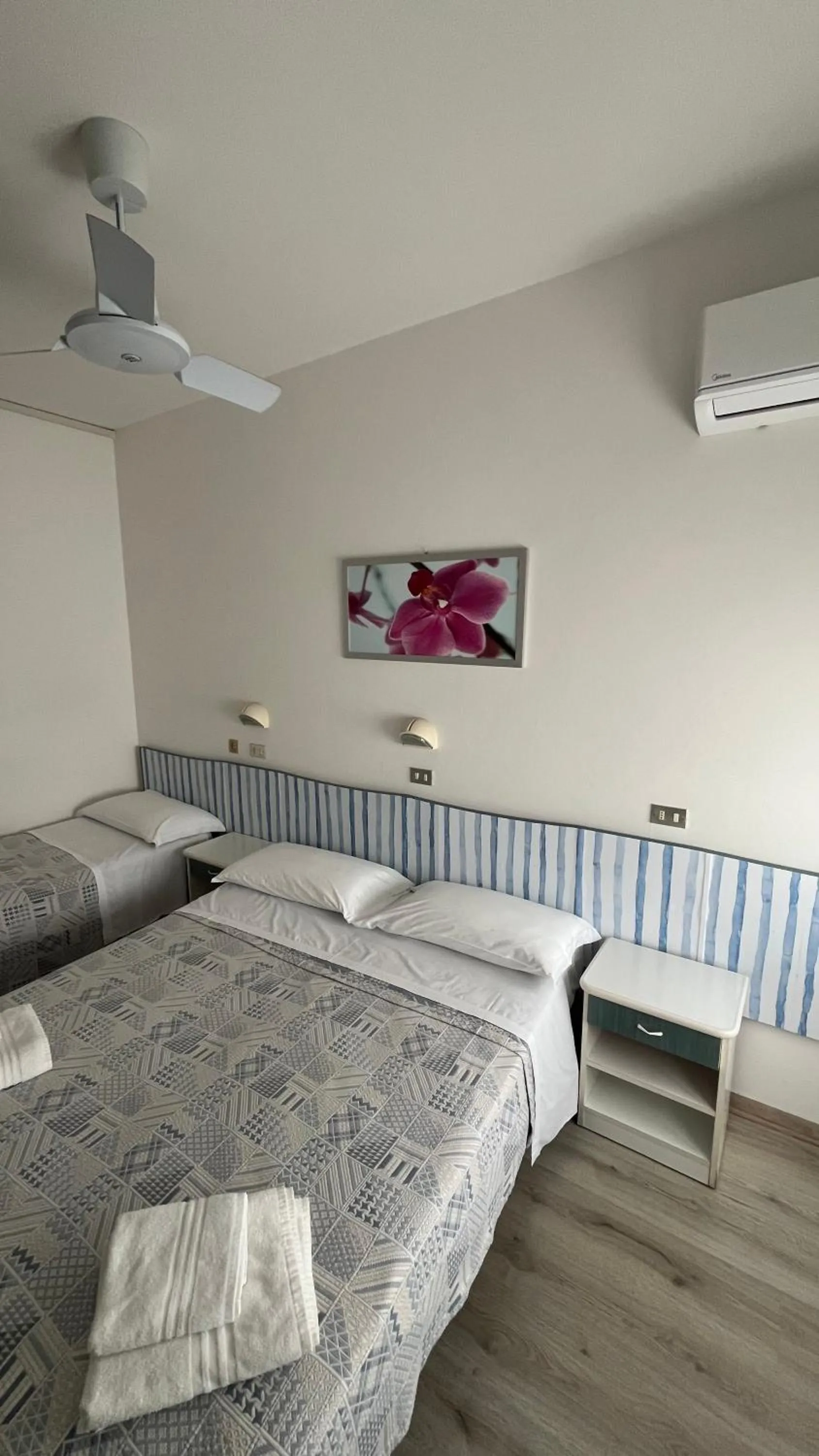Bed in Hotel Lucerna