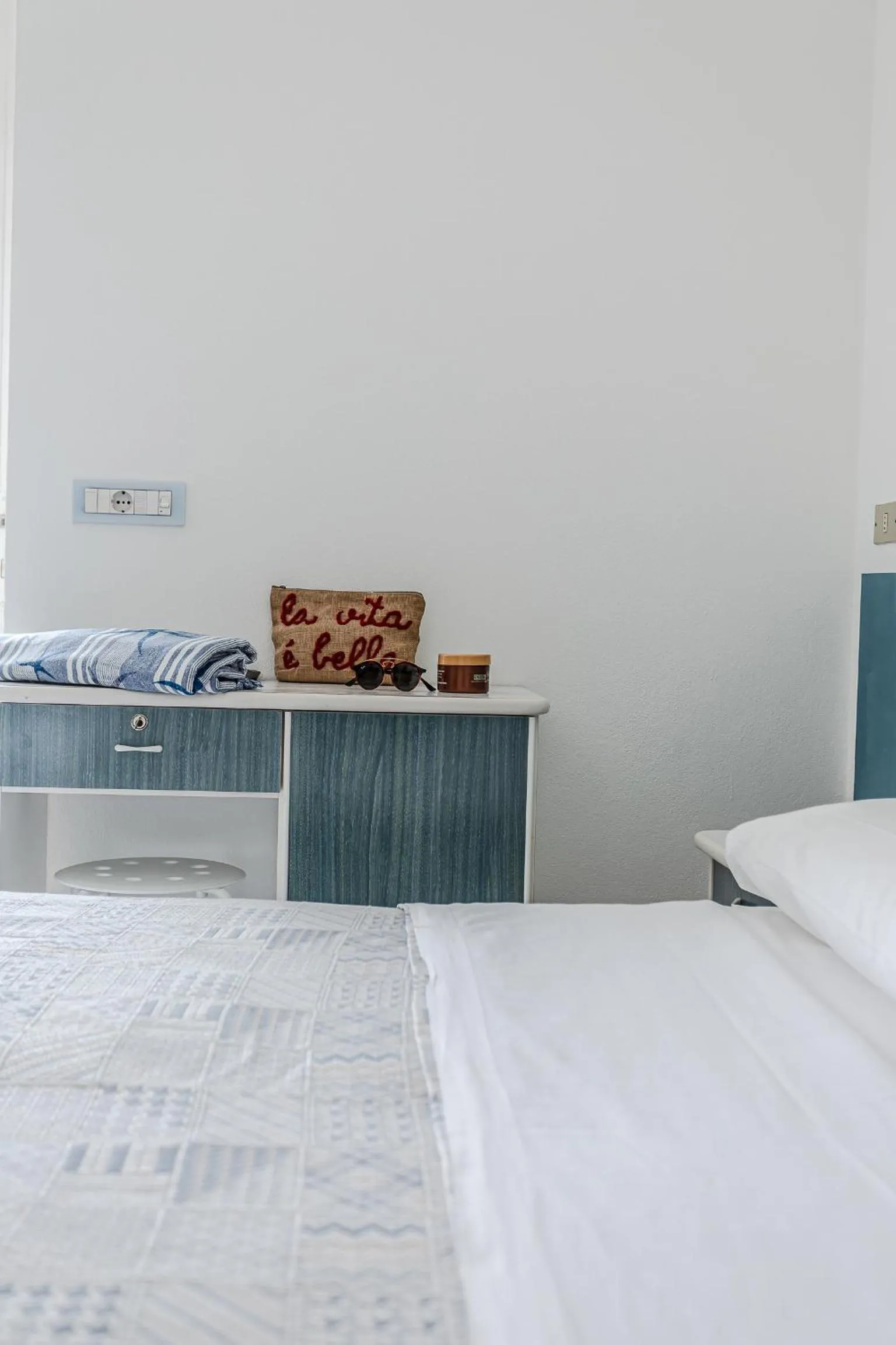 Bed in Hotel Lucerna