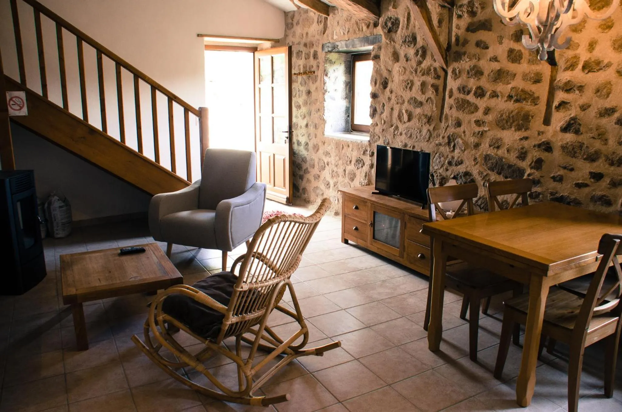 TV and multimedia in Le Petit Rias Gîte Soleil
