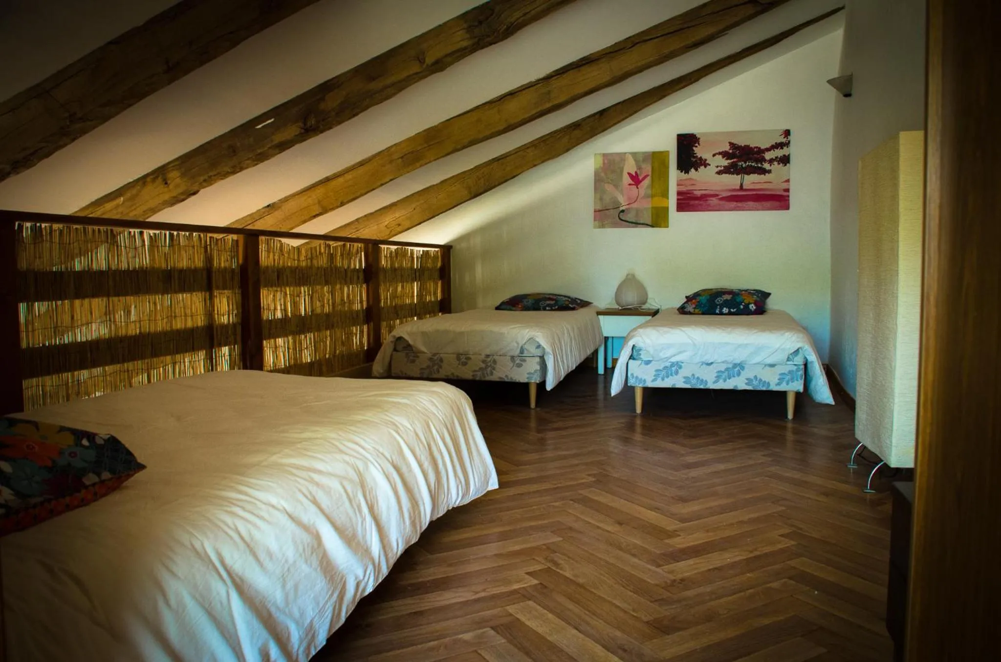 Bedroom, Bed in Le Petit Rias Gîte Soleil