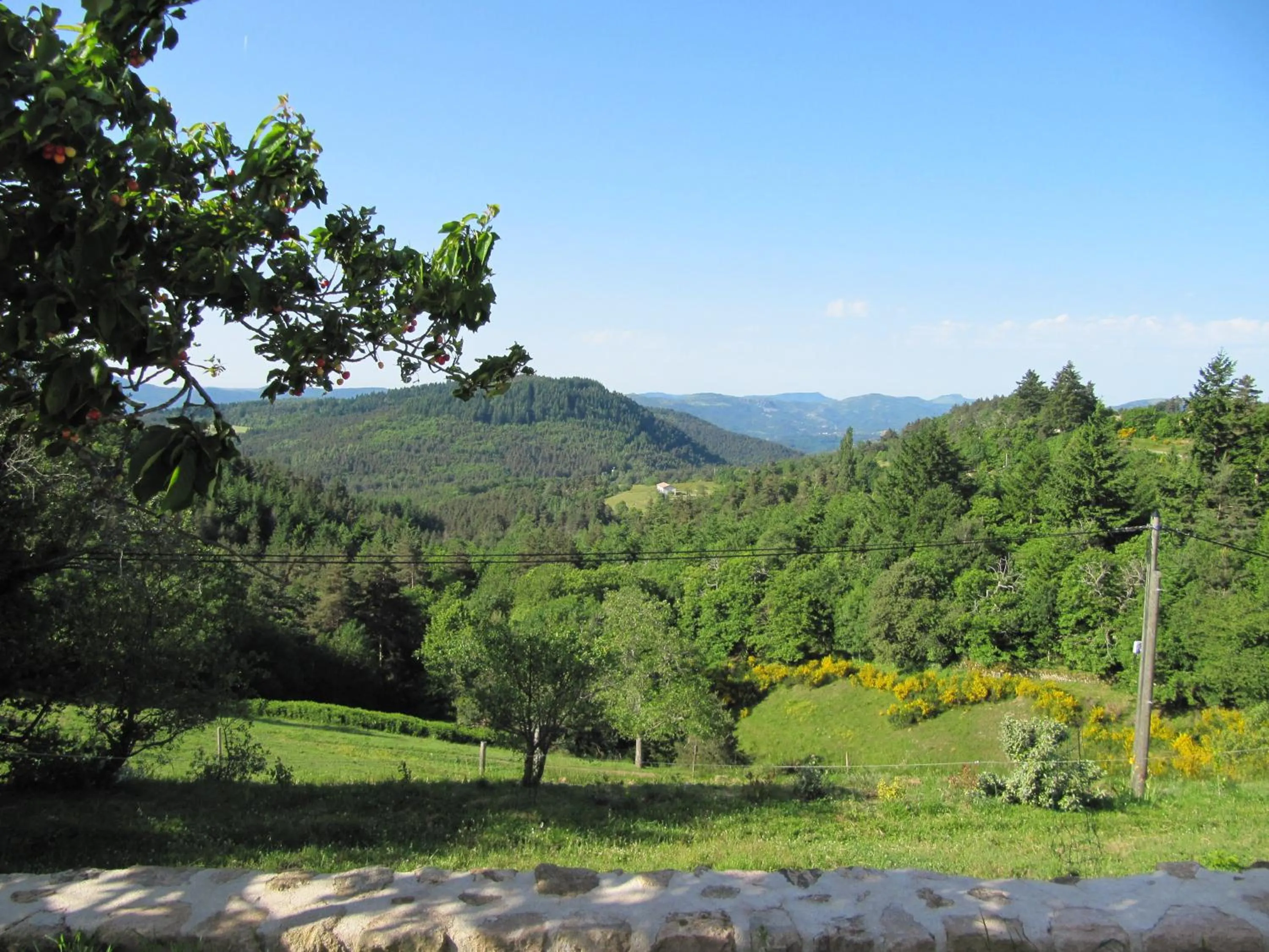 Mountain view in Le Petit Rias Gîte Soleil