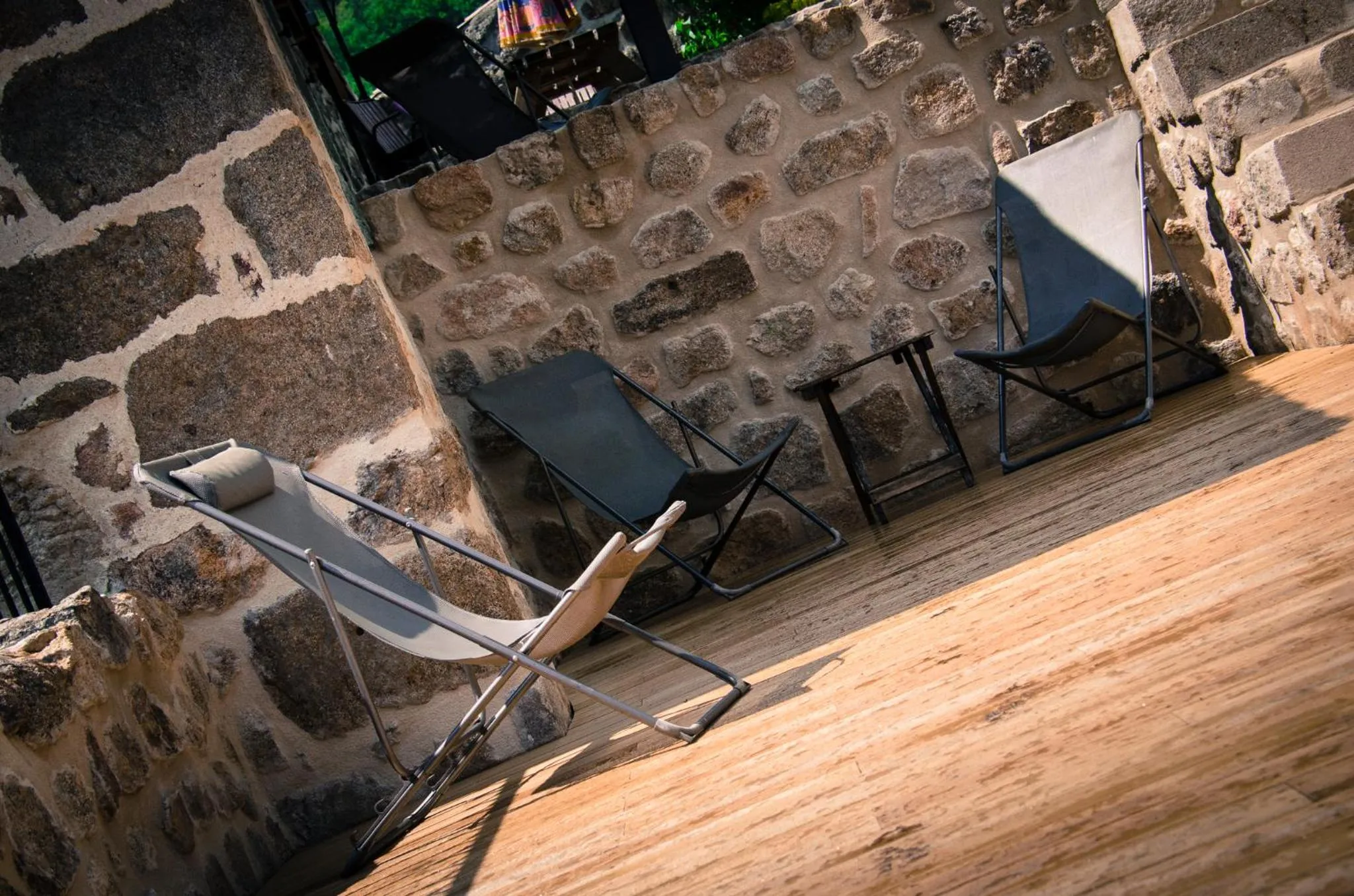 Patio in Le Petit Rias Gîte Soleil