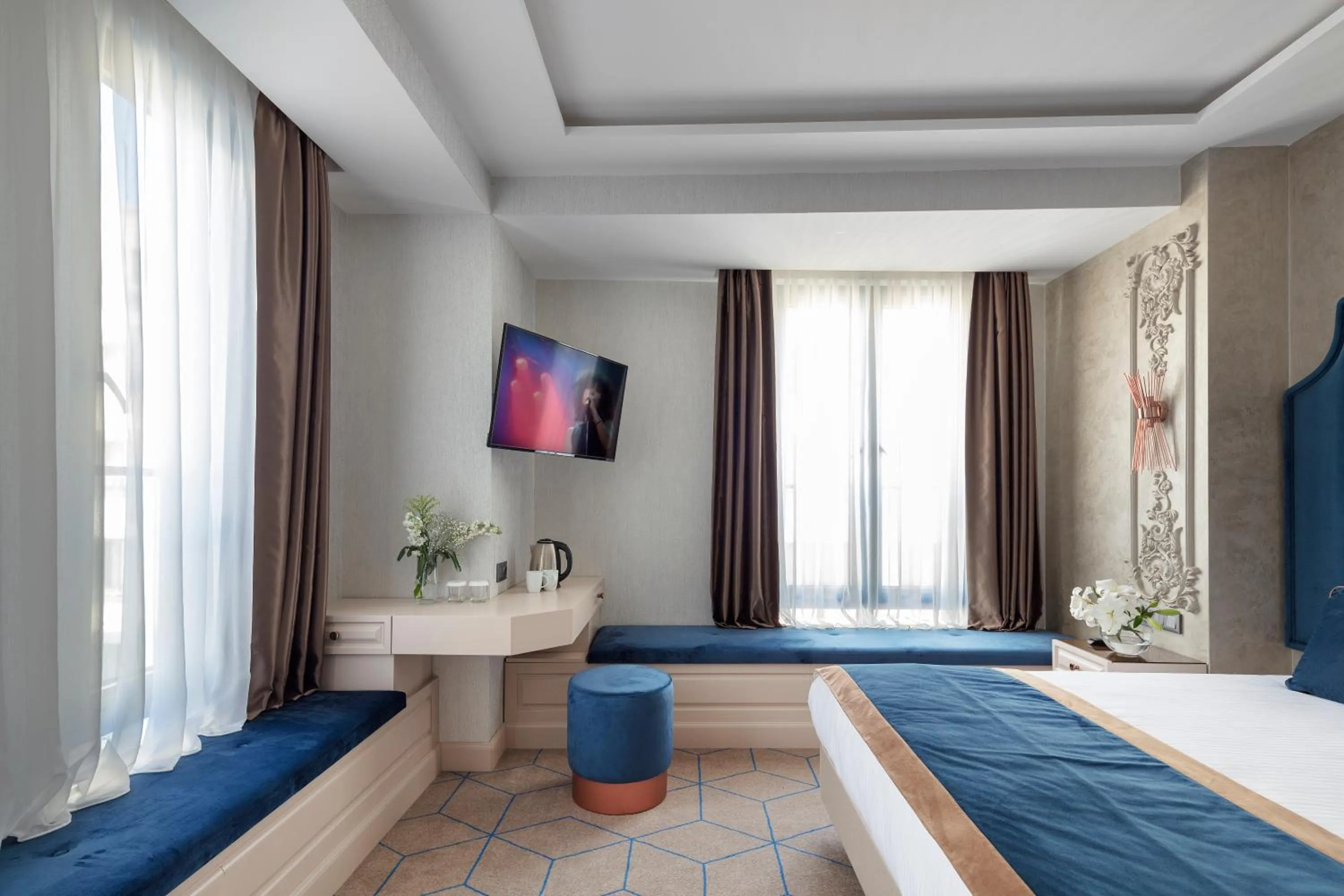 TV and multimedia, Bed in Danis Hotel & Spa Istanbul - Old City