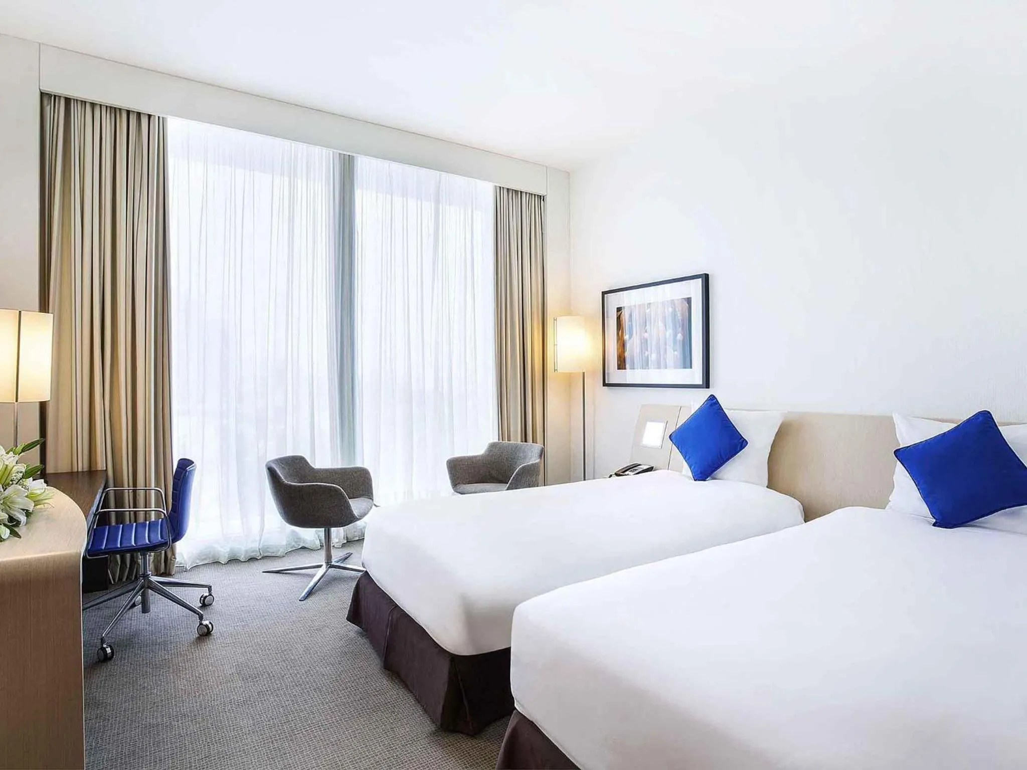 Bedroom, Bed in Novotel Abu Dhabi Al Bustan