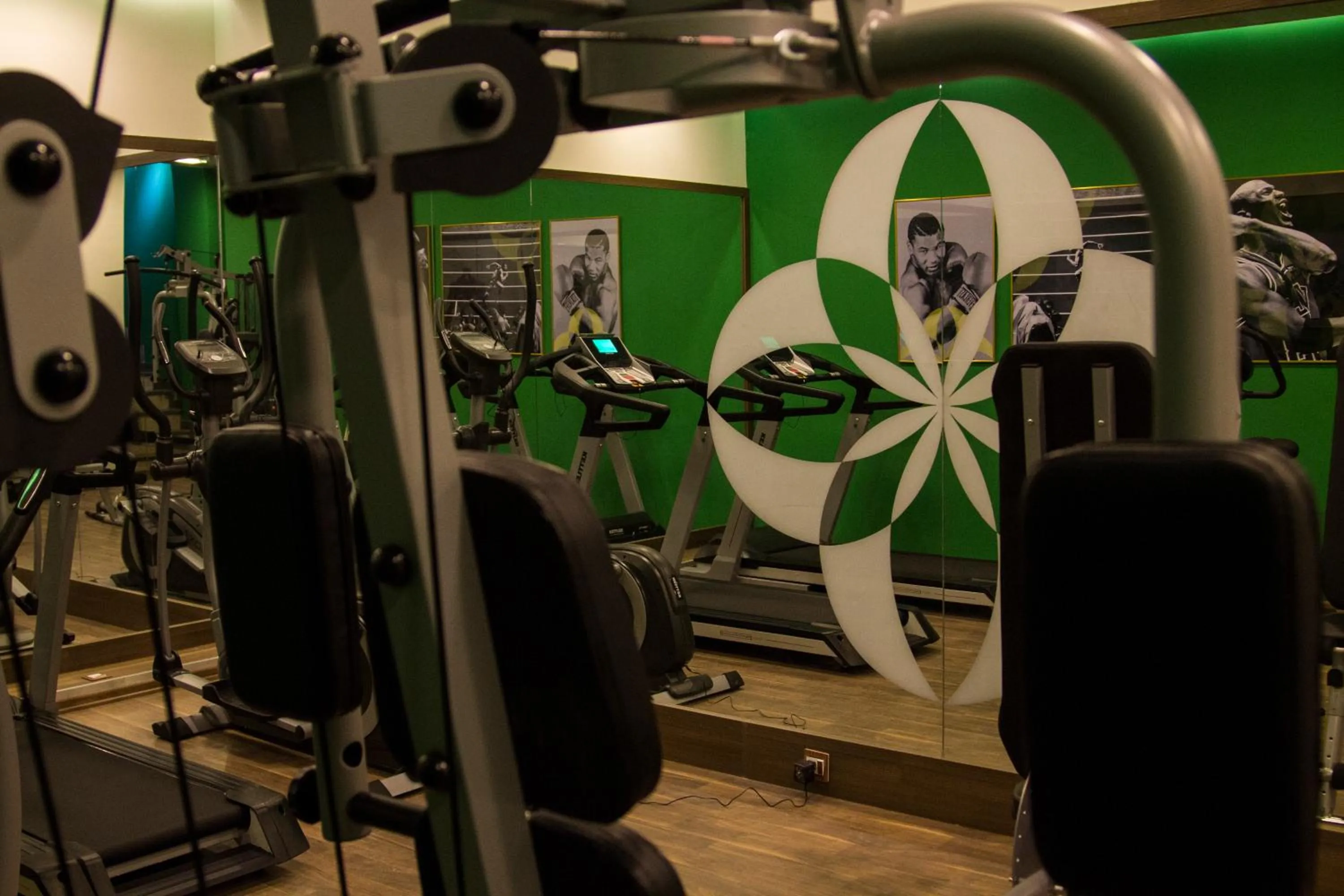 Fitness centre/facilities in Fiori Hotel