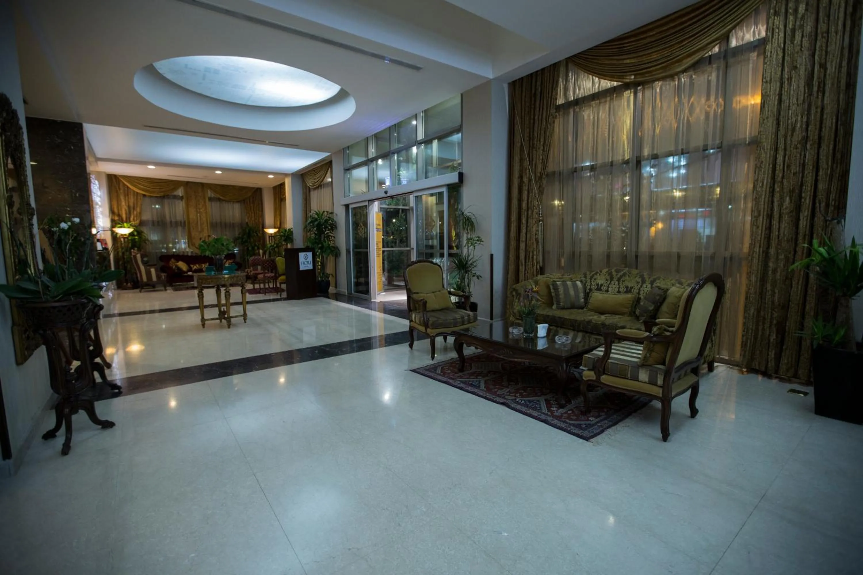 Lobby or reception in Fiori Hotel