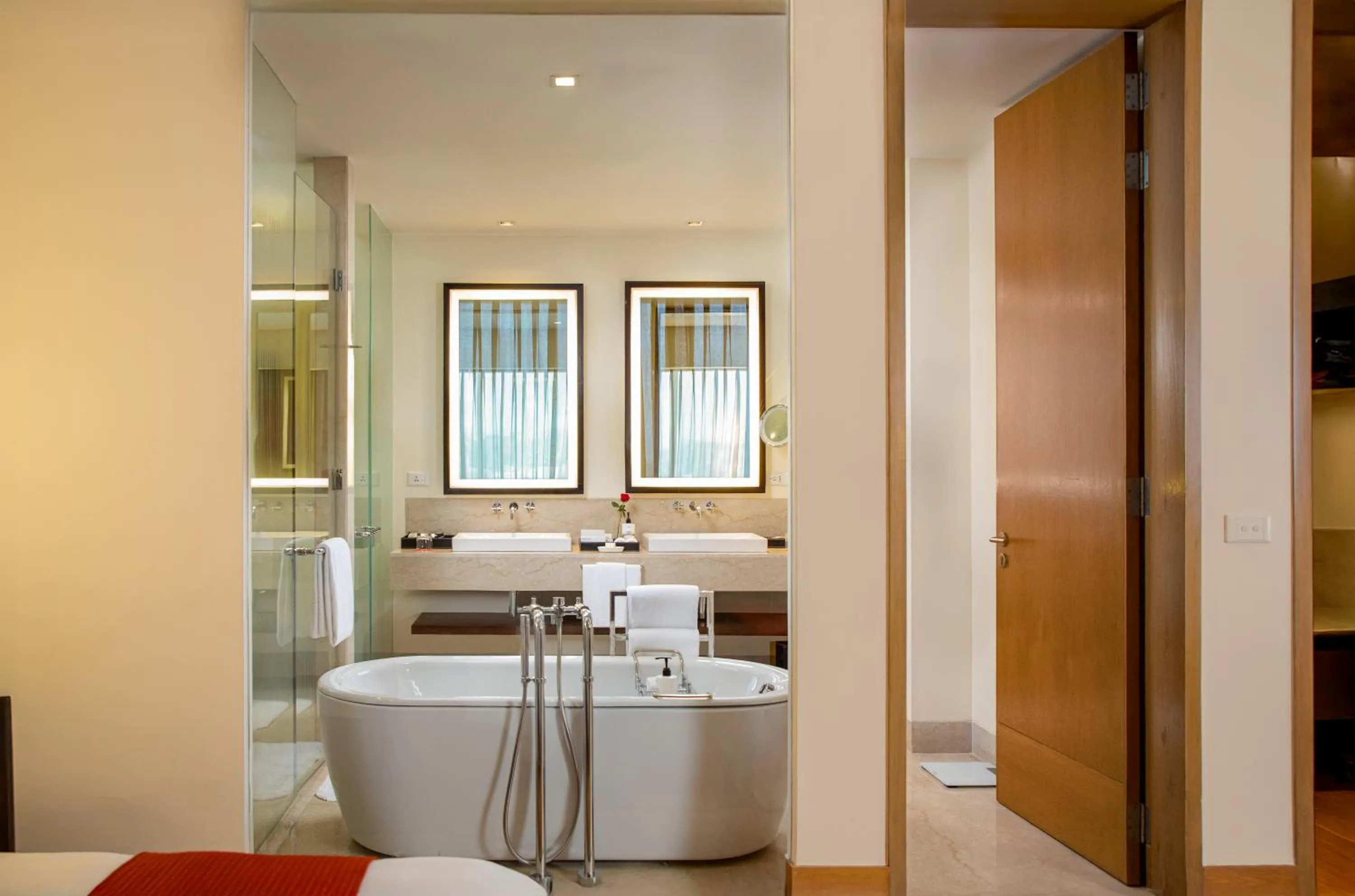 Bathroom in Trident Hyderabad