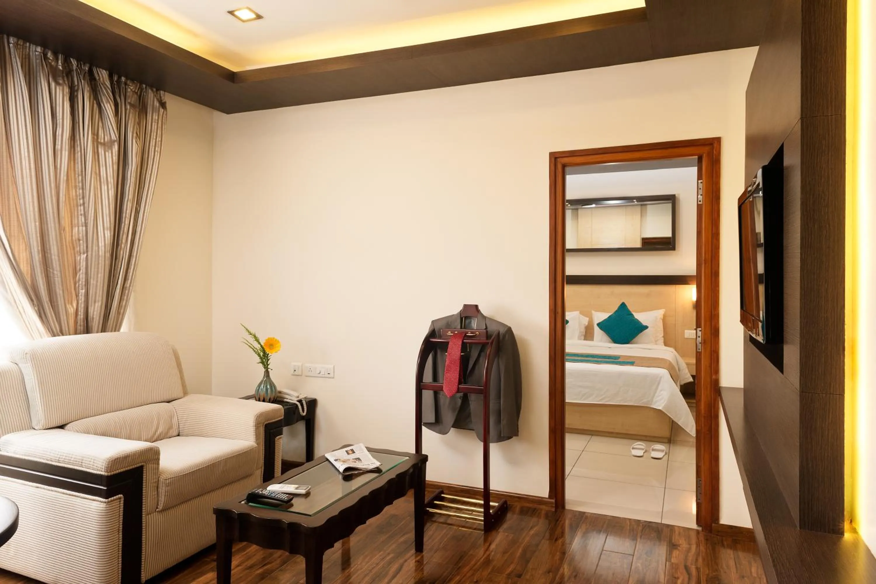 Bed in Hotel Southern Grand