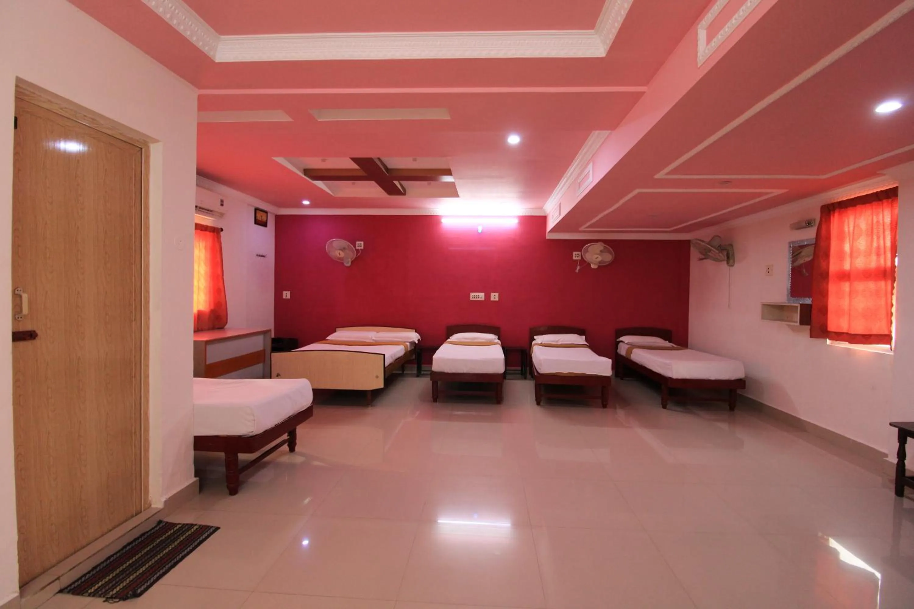 Bed in Just Guest House, Chennai Airport