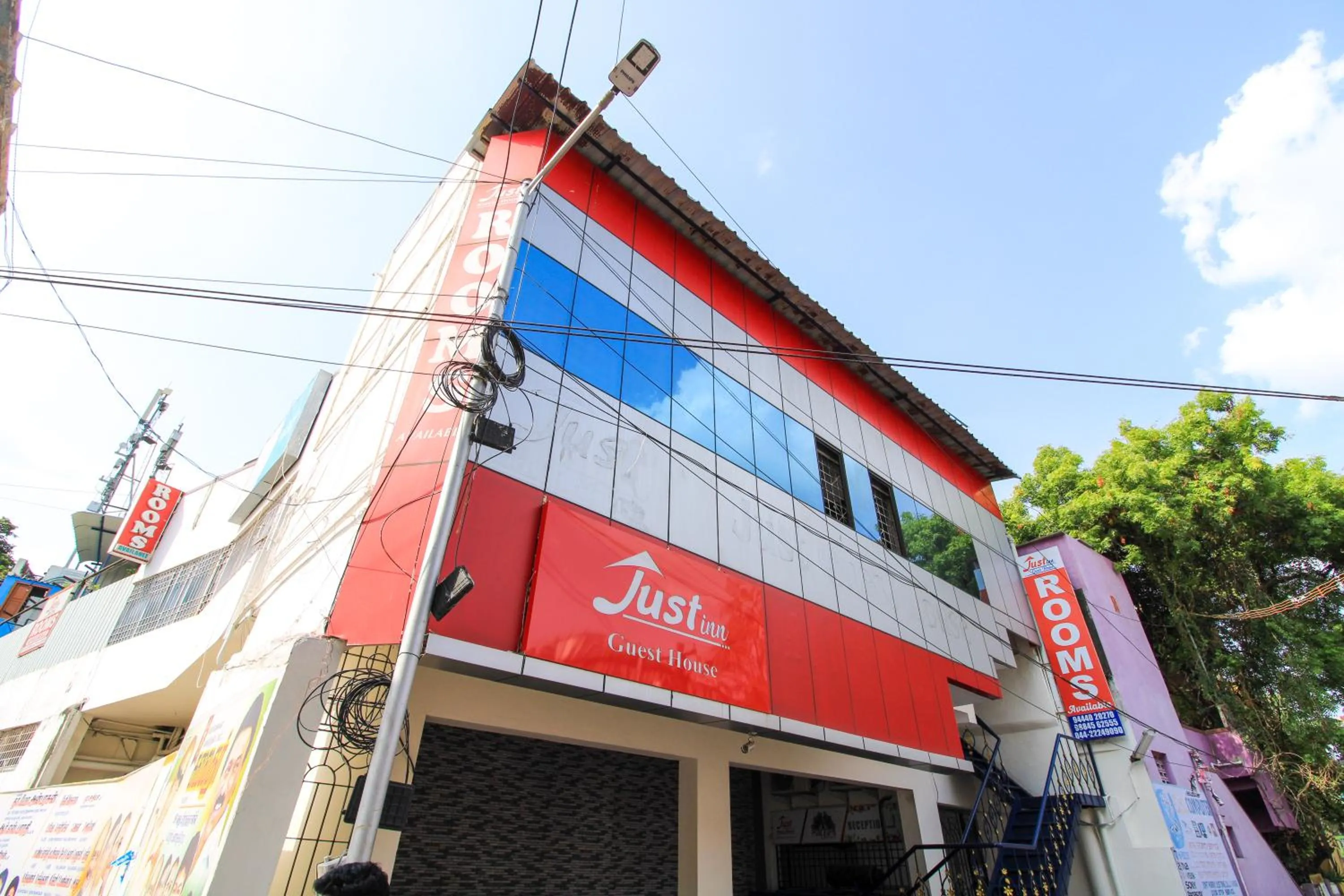Property building in Just Guest House, Chennai Airport