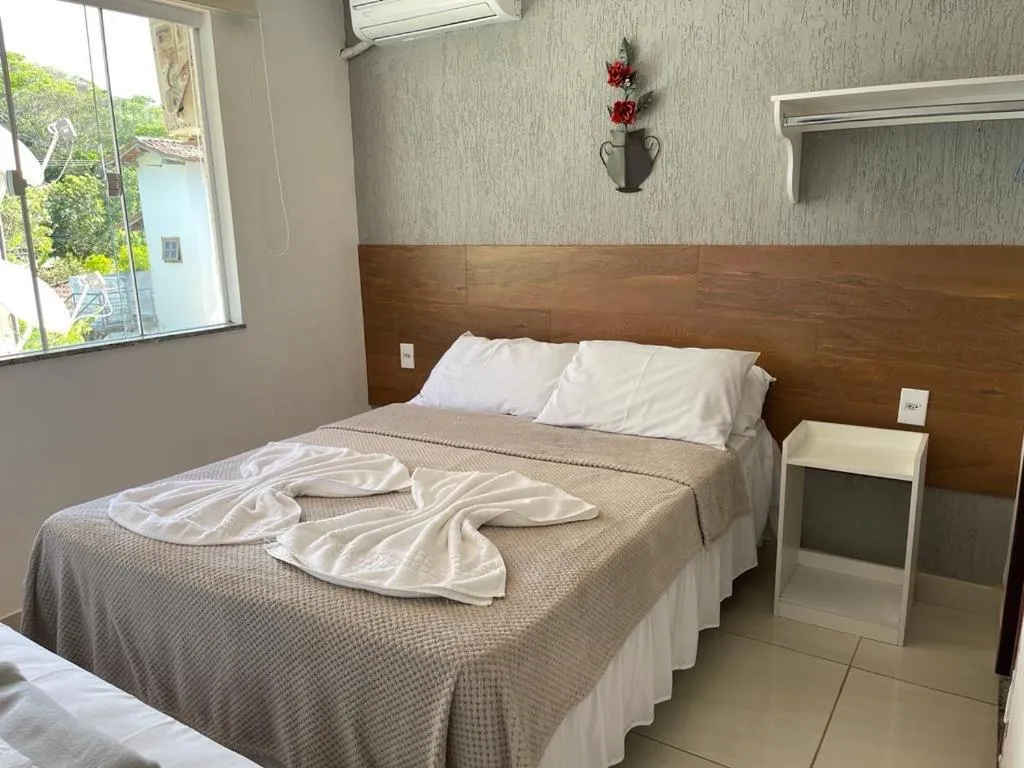 Bed in Pousada Casa Serra Alves