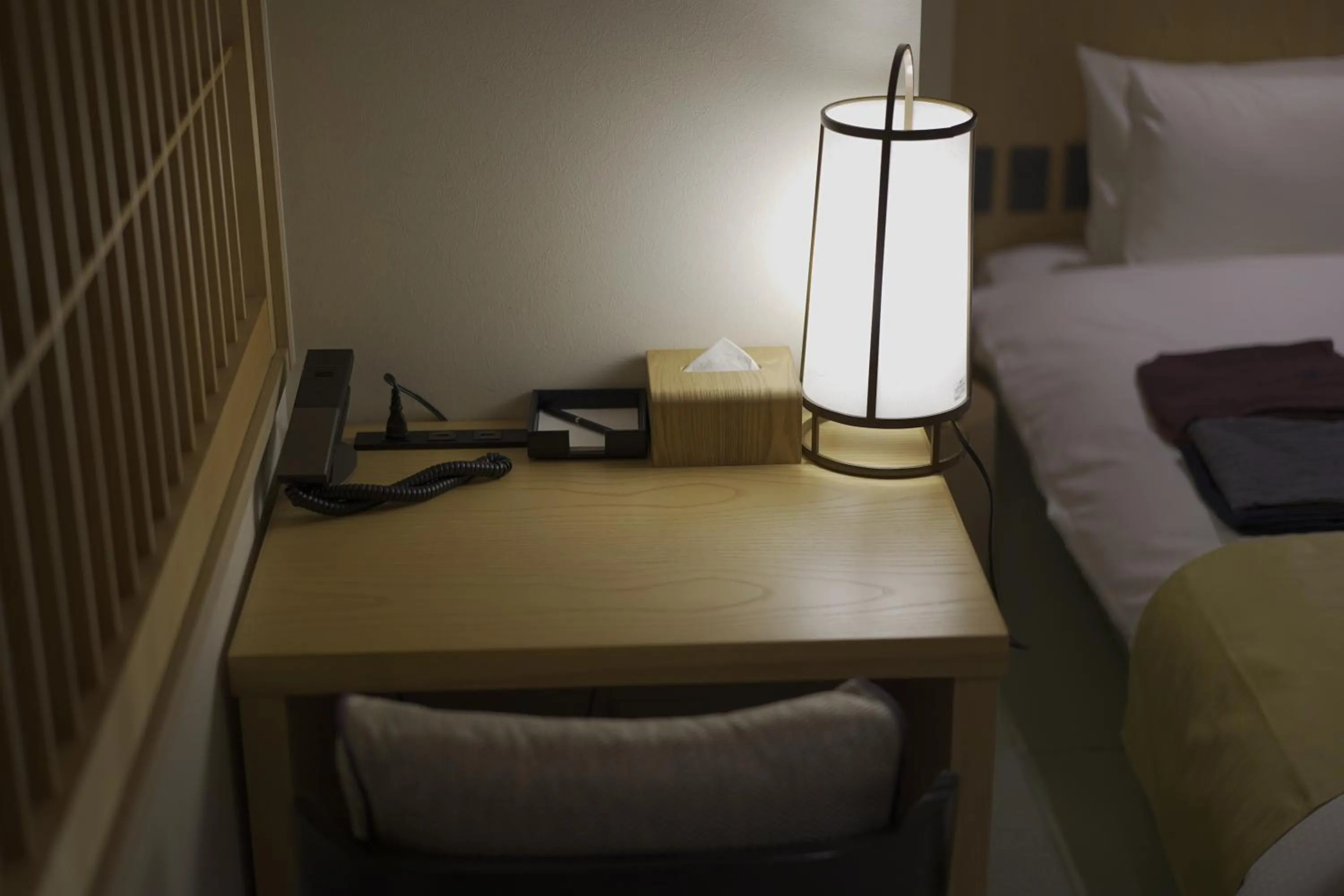 Bed in PROSTYLE RYOKAN TOKYO ASAKUSA