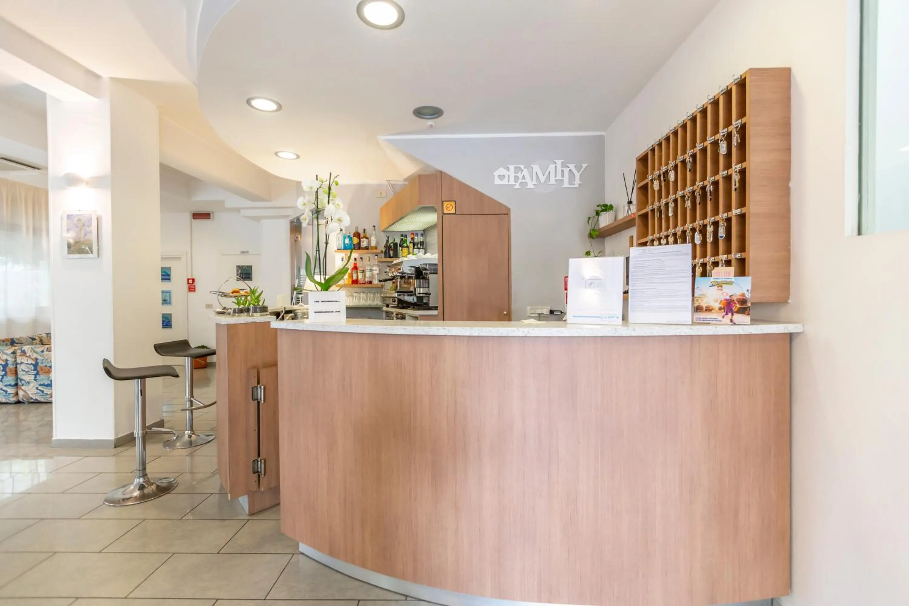 Lobby or reception in Hotel Luana