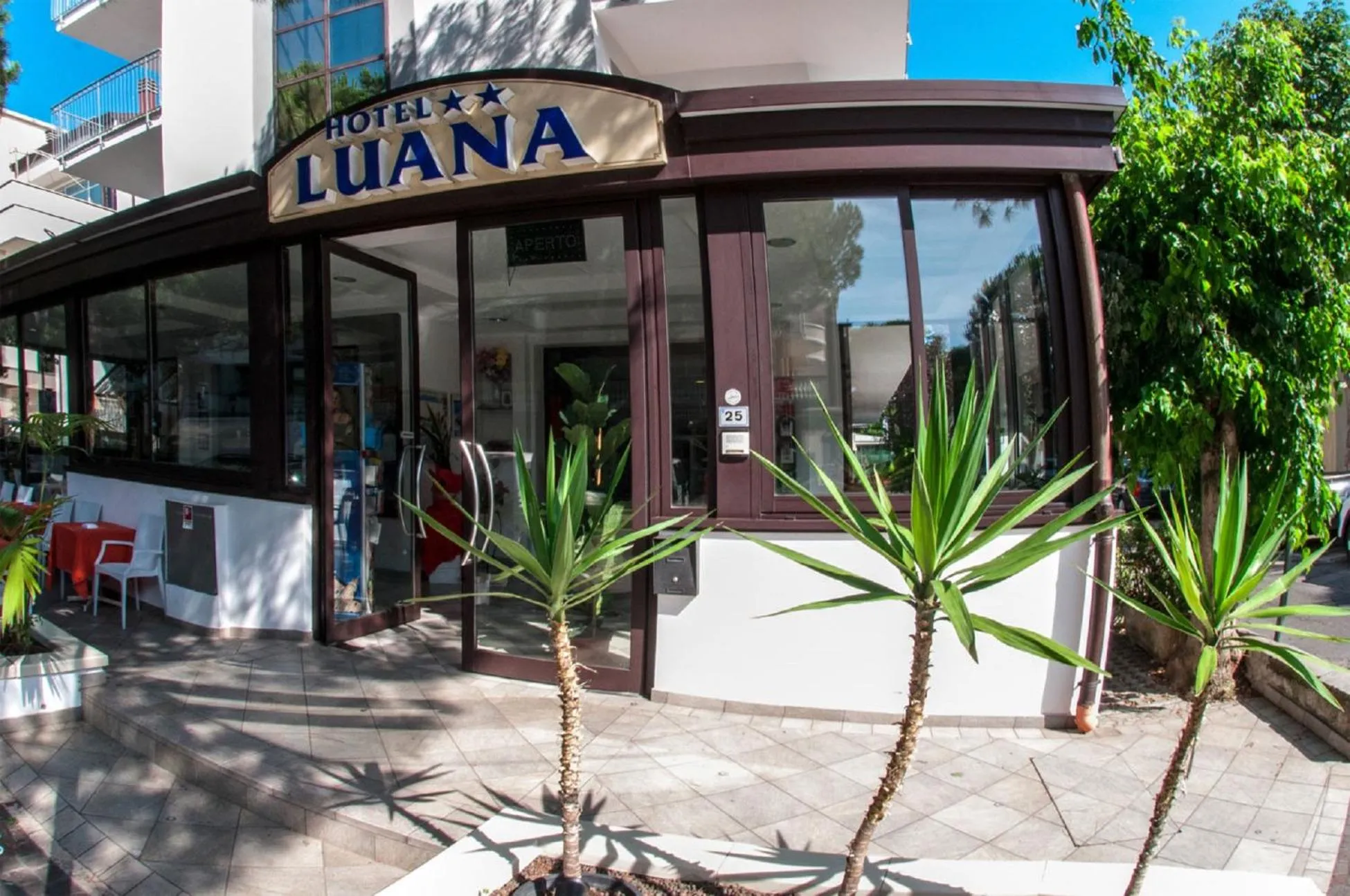 Property building in Hotel Luana