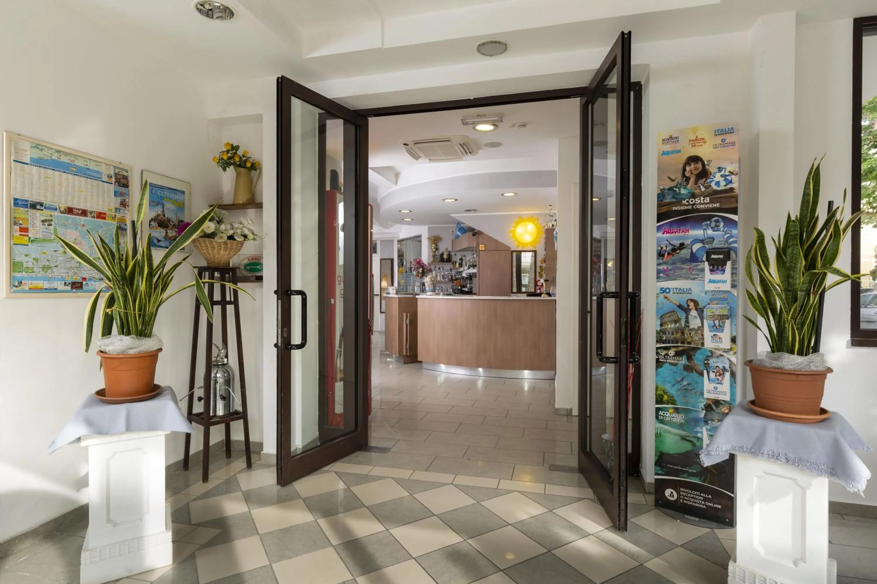 Lobby or reception in Hotel Luana
