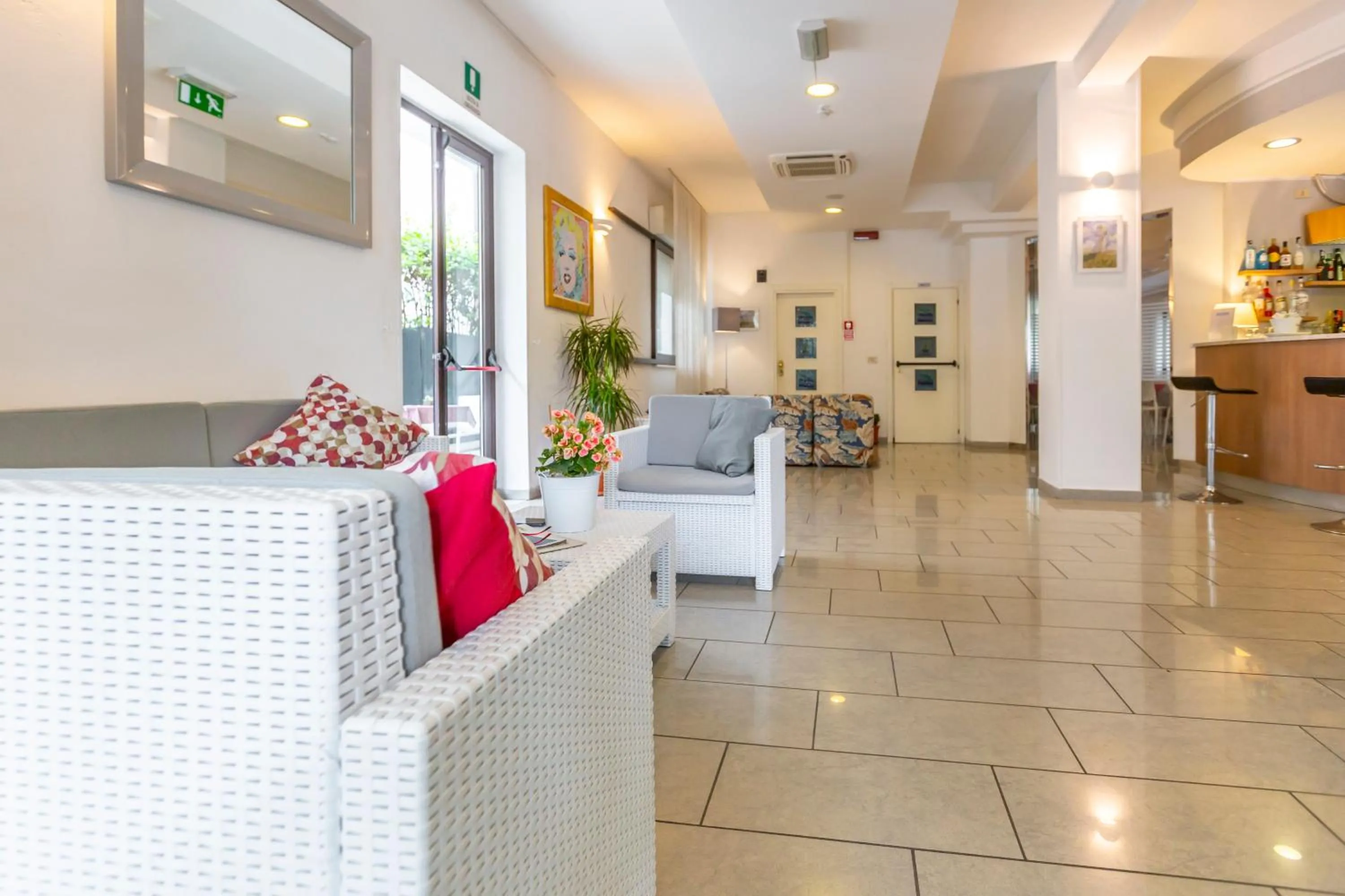 Lobby or reception in Hotel Luana