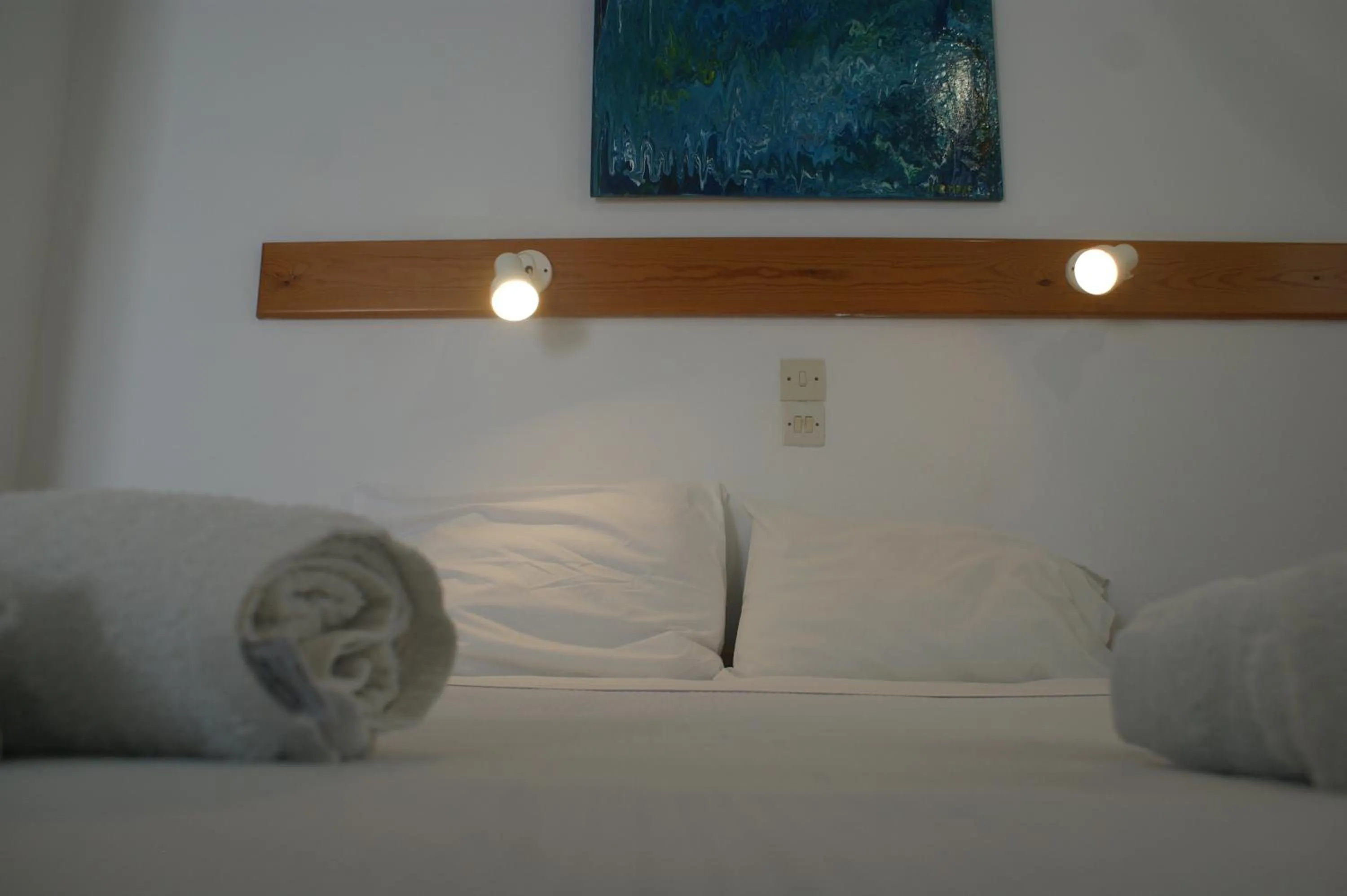 Bed in Hotel Eleftheria