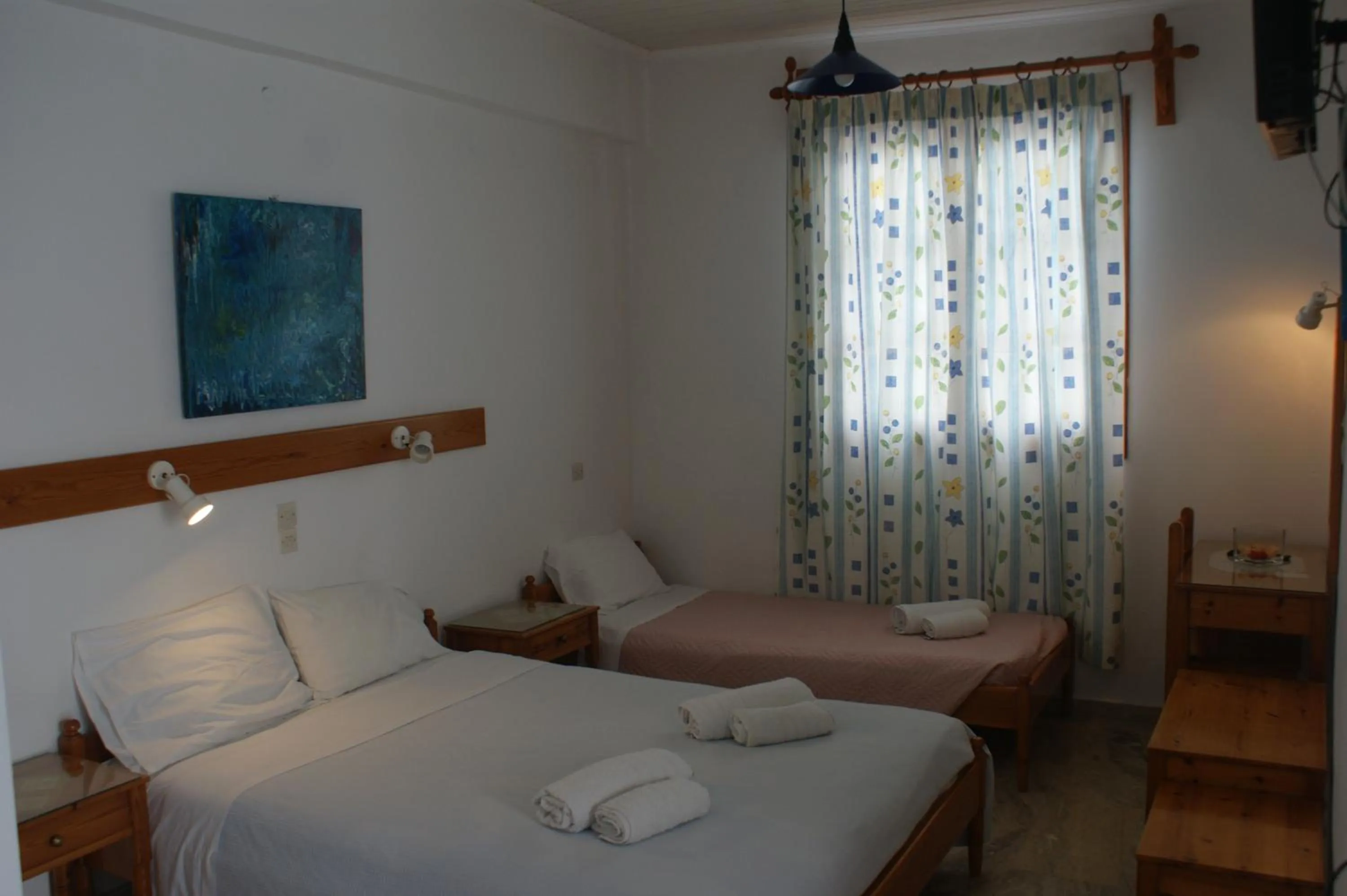 Bed in Hotel Eleftheria