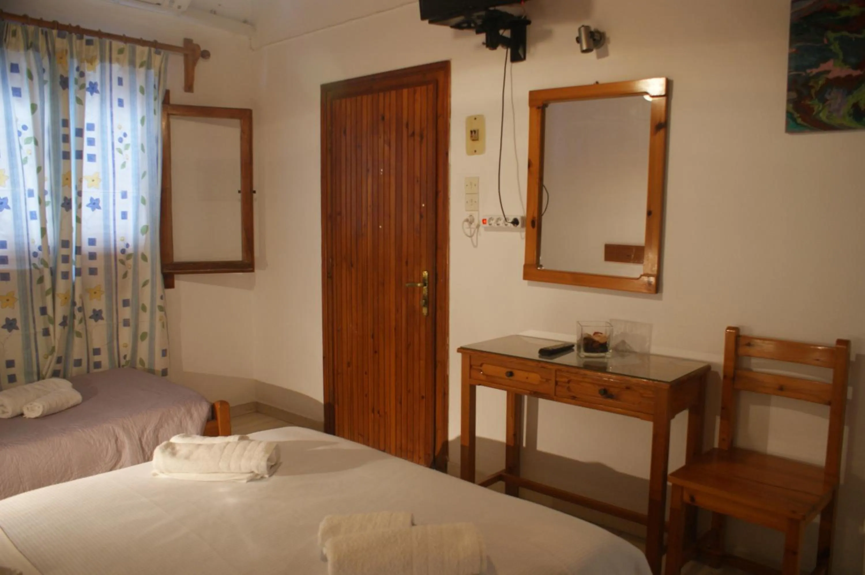 Bed in Hotel Eleftheria