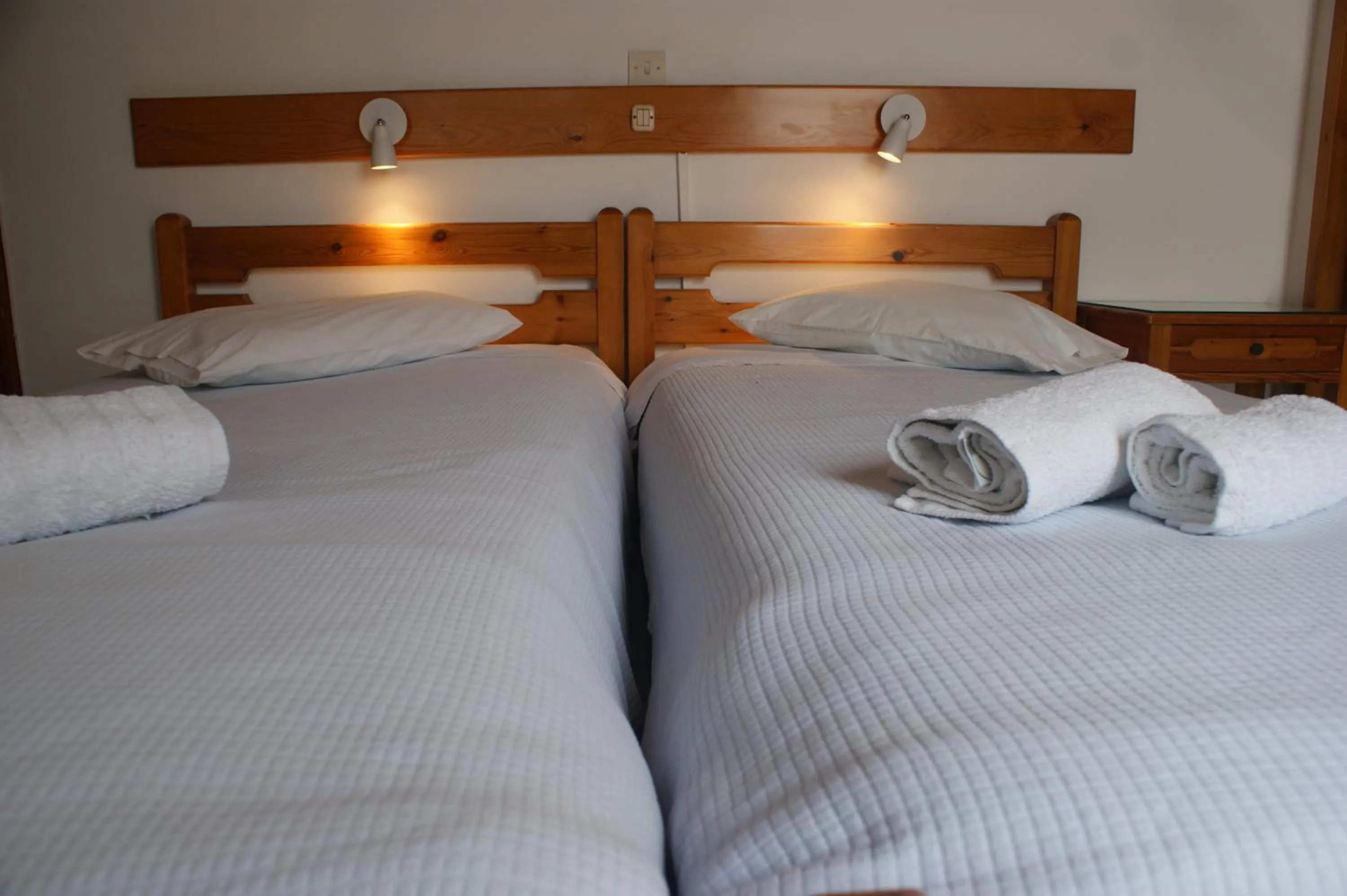 Bed in Hotel Eleftheria