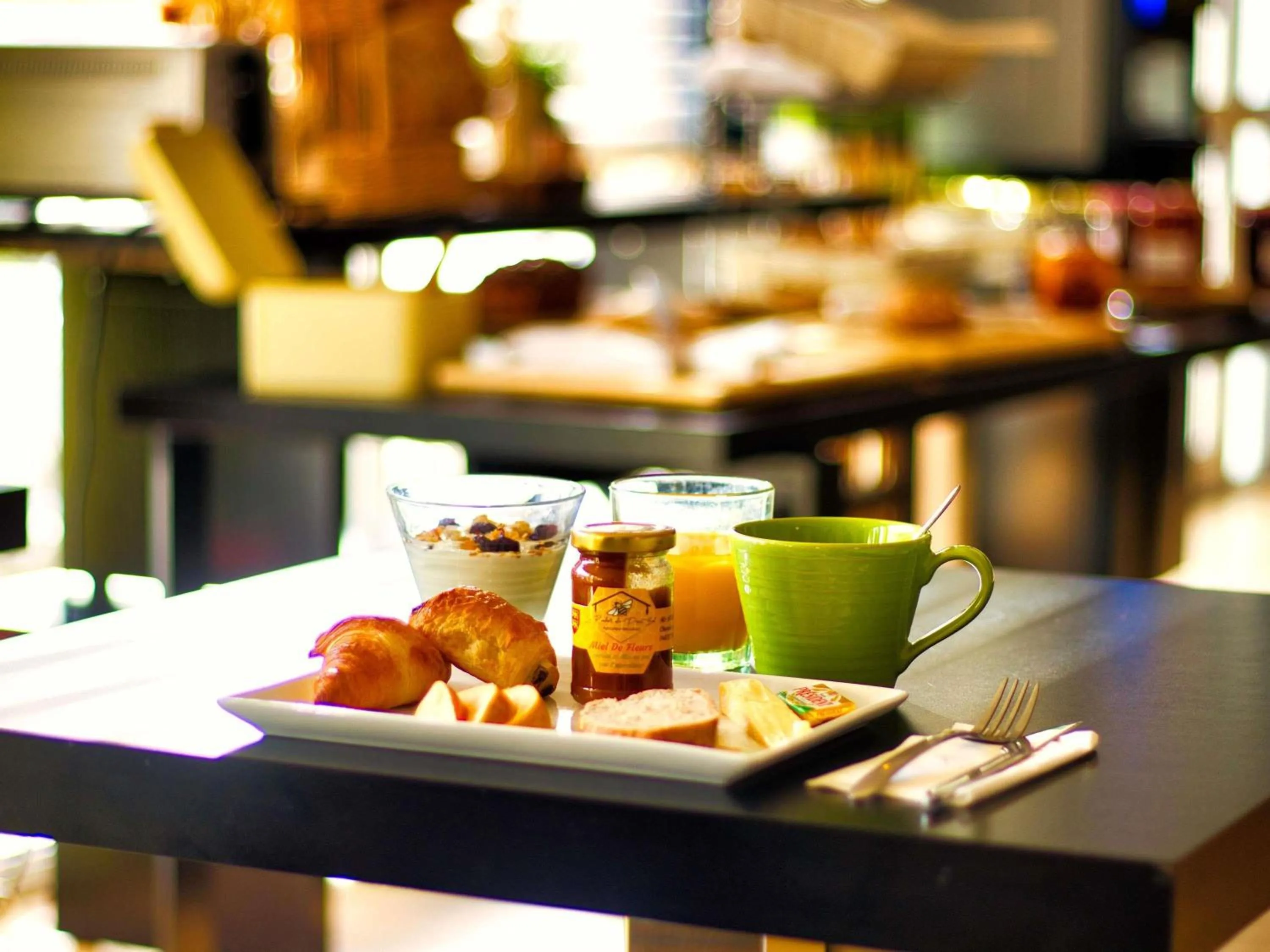 Breakfast in ibis Styles Ouistreham