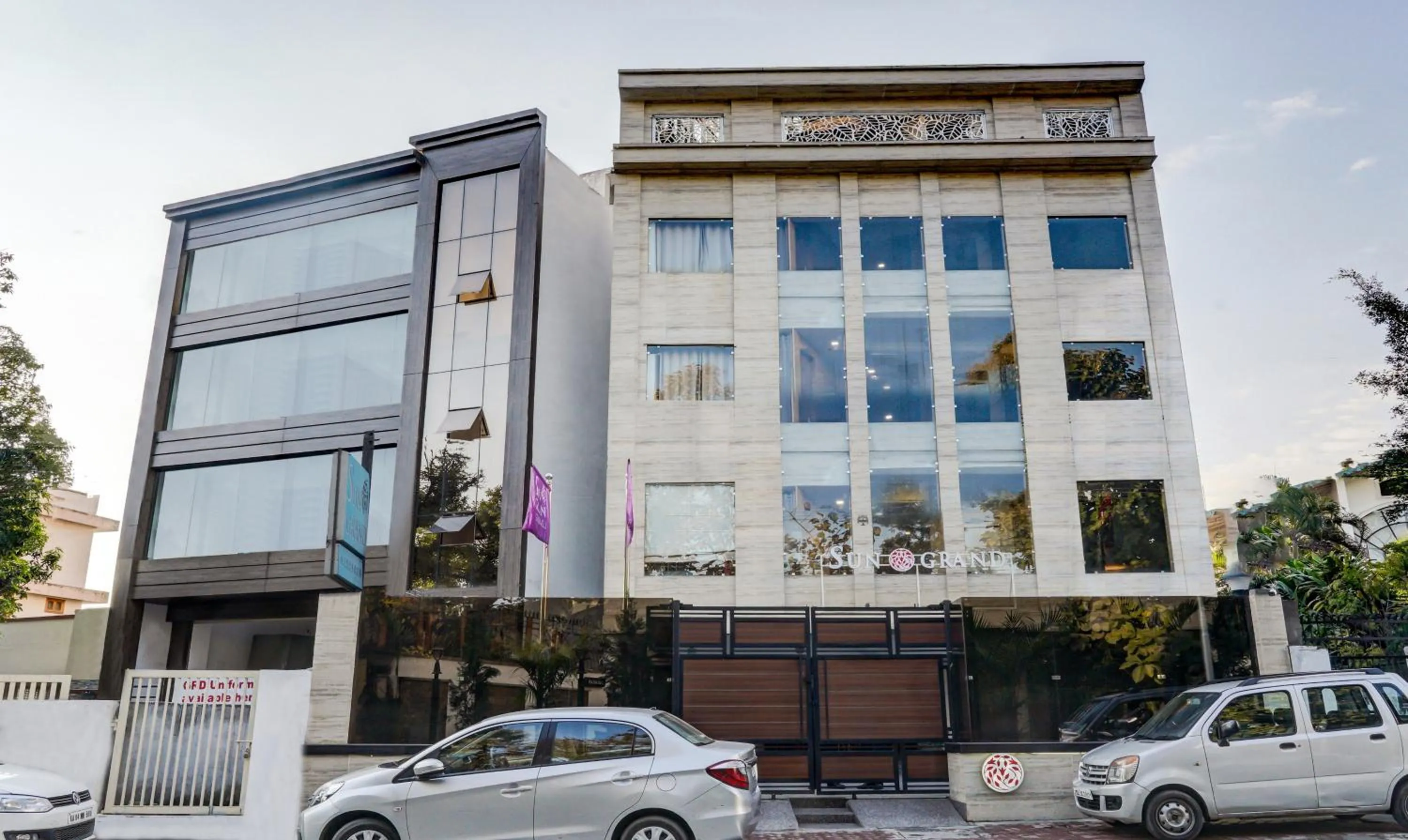 Property building in Hotel Sun Grand
