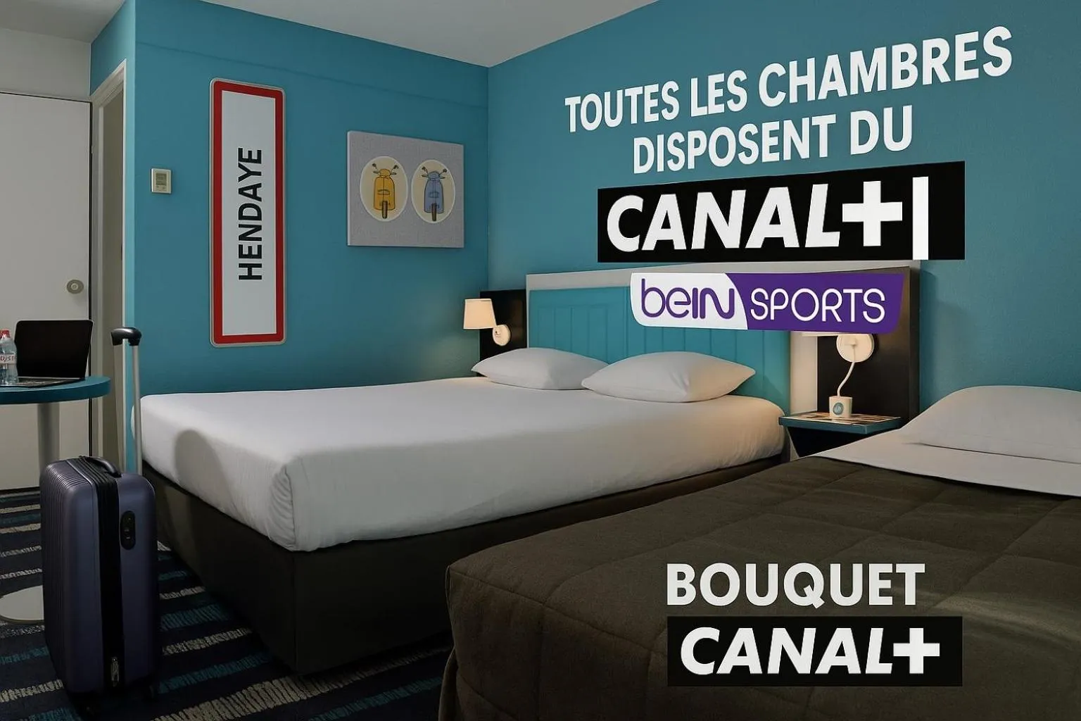 Bed in ibis Styles Angoulême Nord - hôtel restaurant