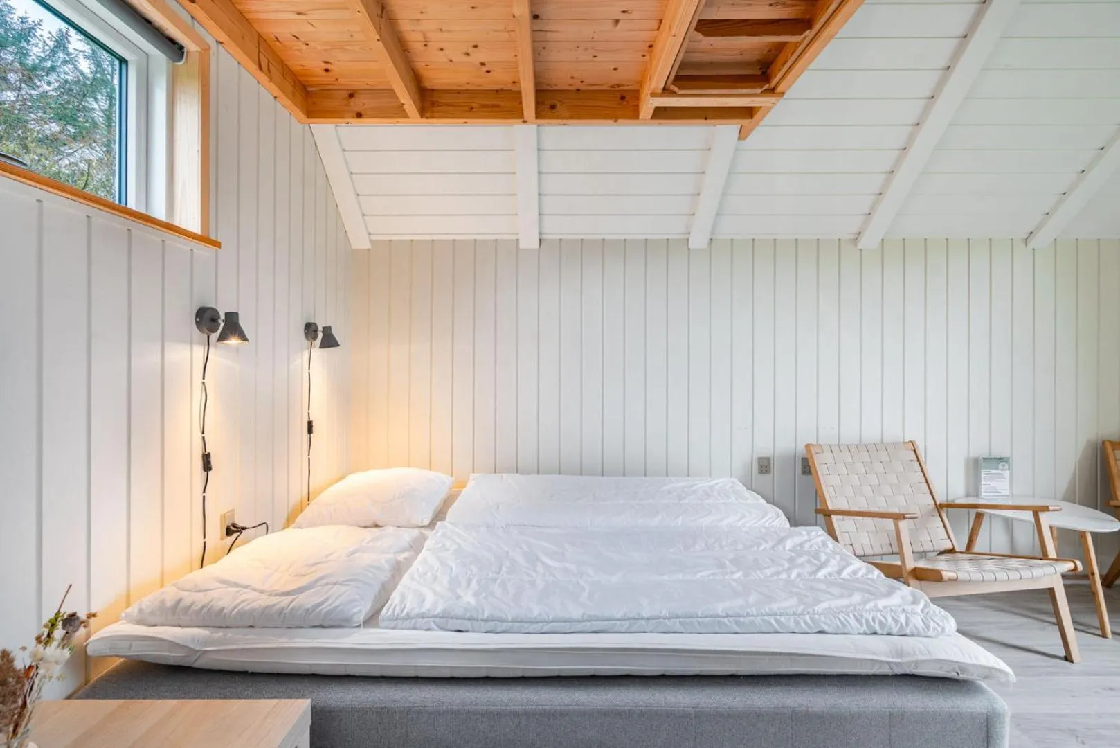 Bedroom, Bed in Lindvig - Ferie i naturen