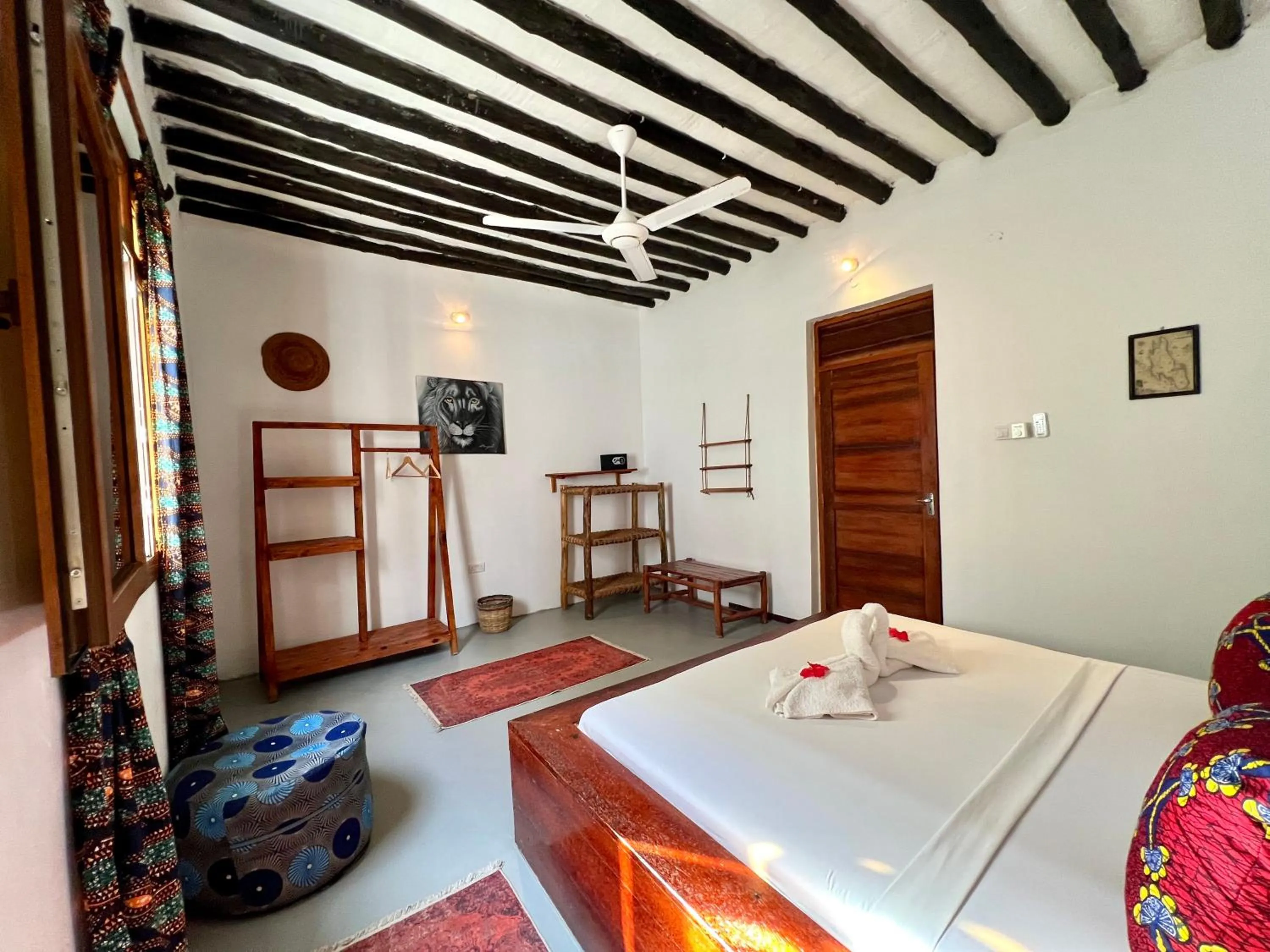 Bed in The African Paradise Beach Hotel