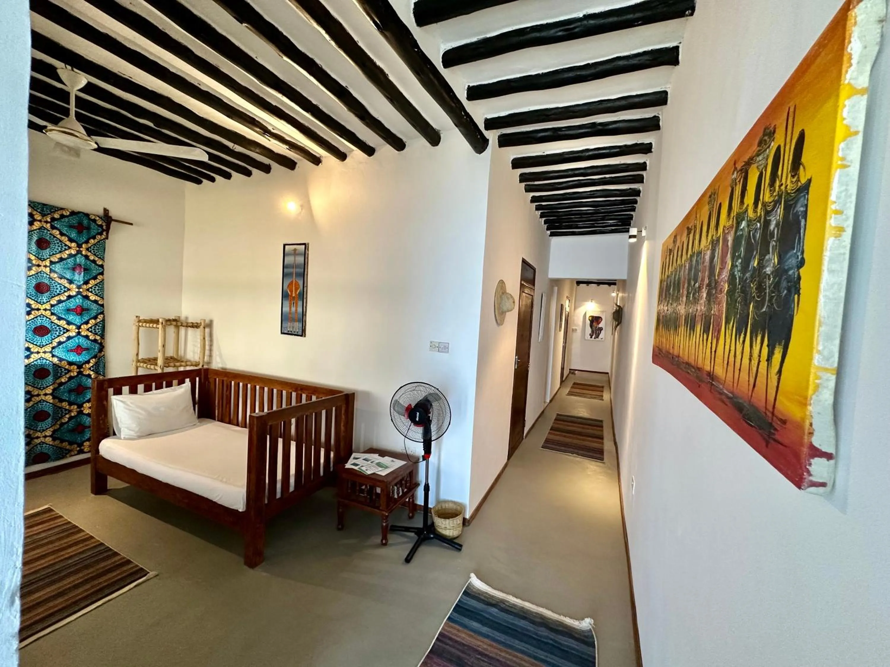 Bed in The African Paradise Beach Hotel