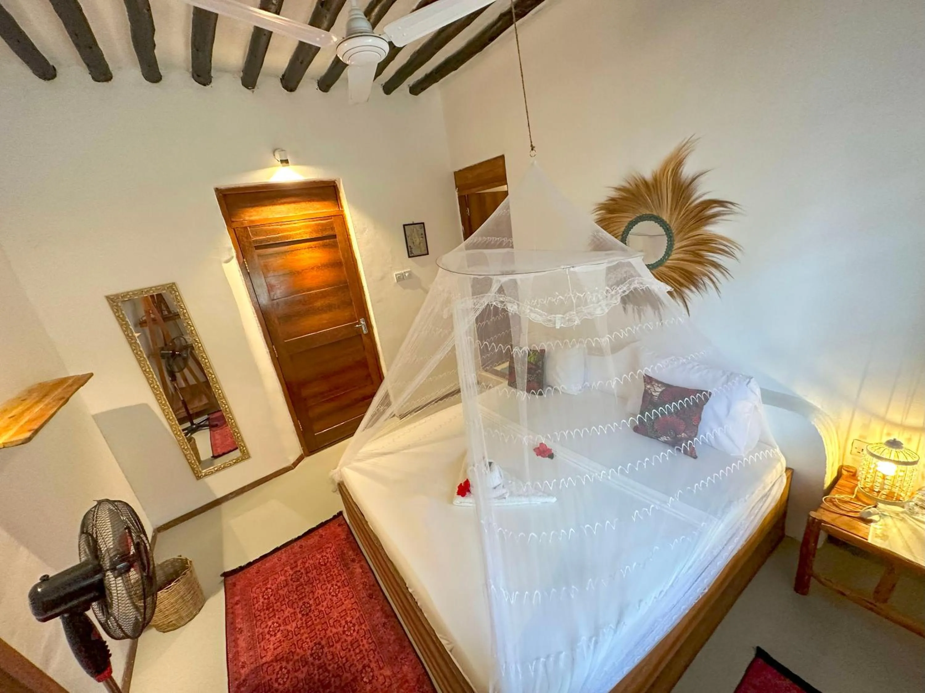 Bed in The African Paradise Beach Hotel