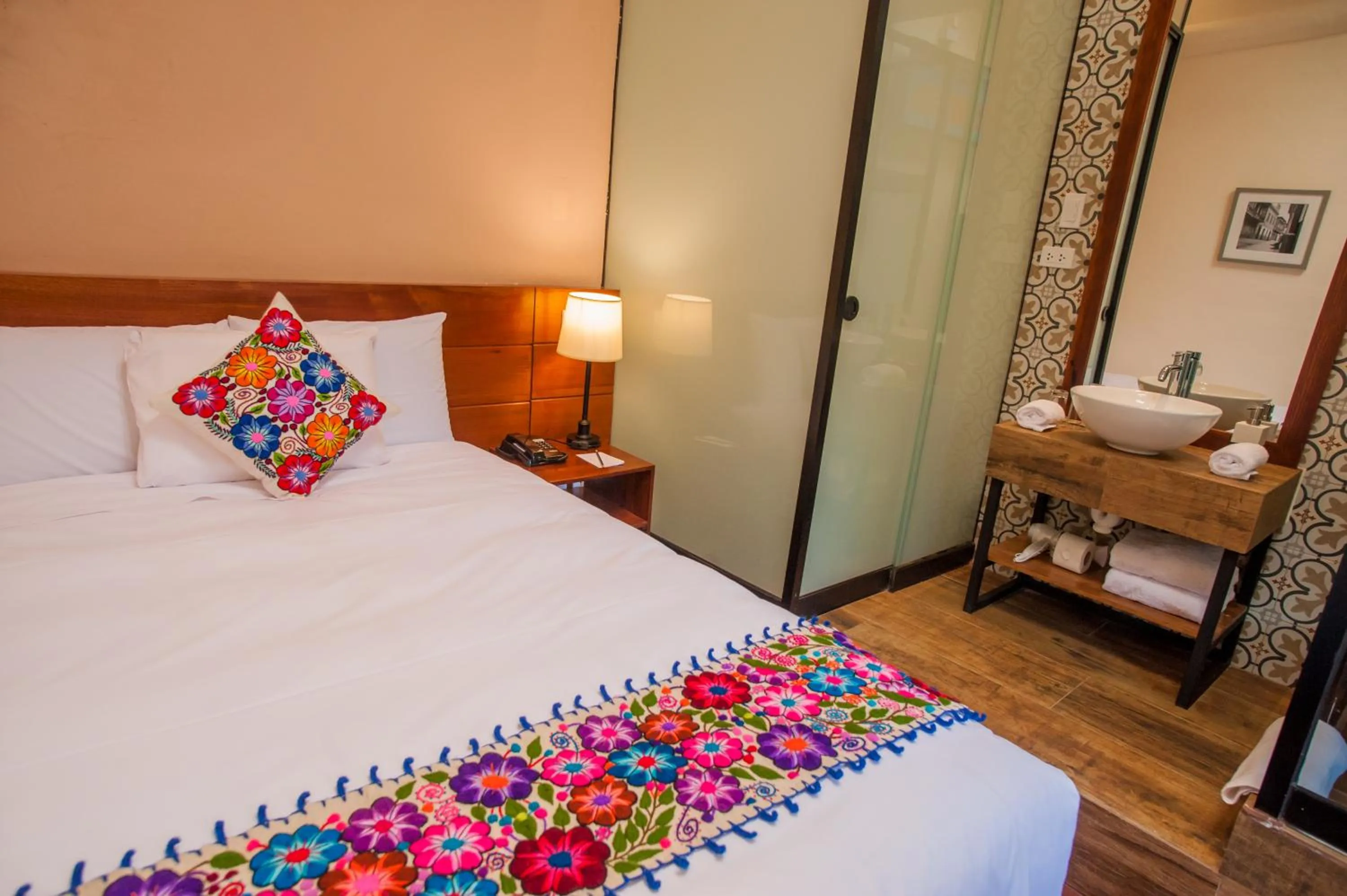 Photo of the whole room, Bed in Casa Biru Hotel Boutique