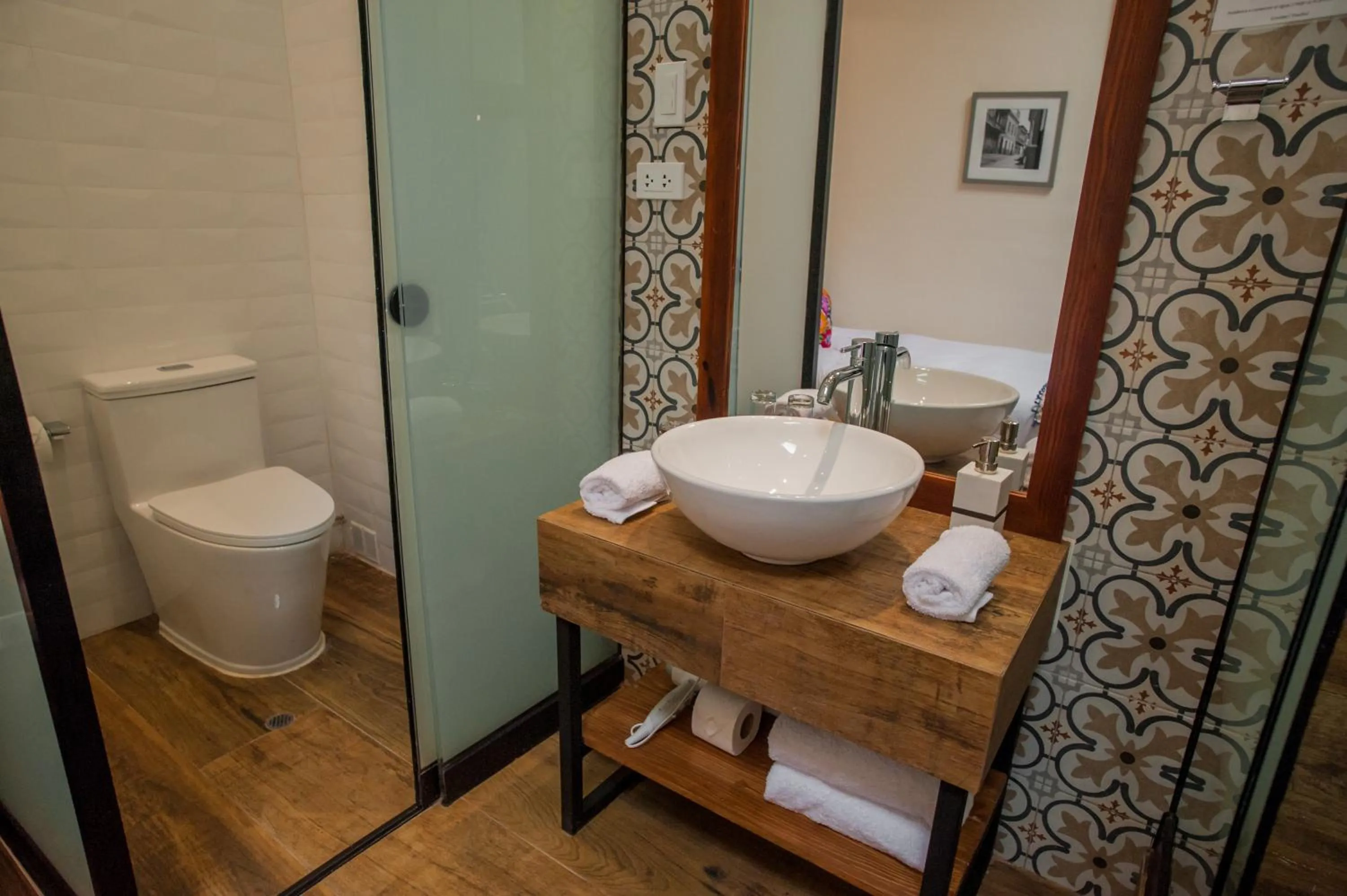 Bathroom in Casa Biru Hotel Boutique