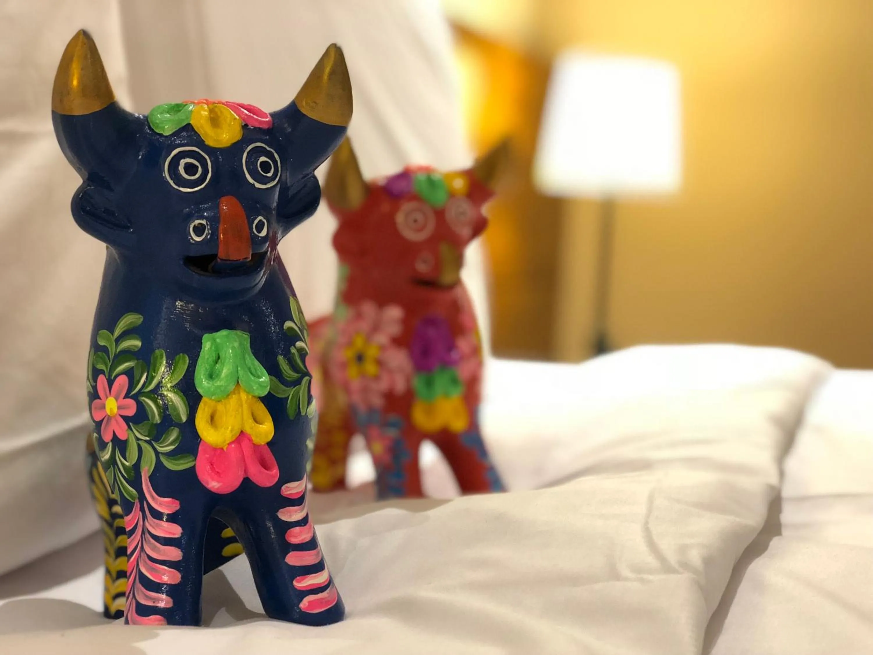 Decorative detail in Casa Biru Hotel Boutique